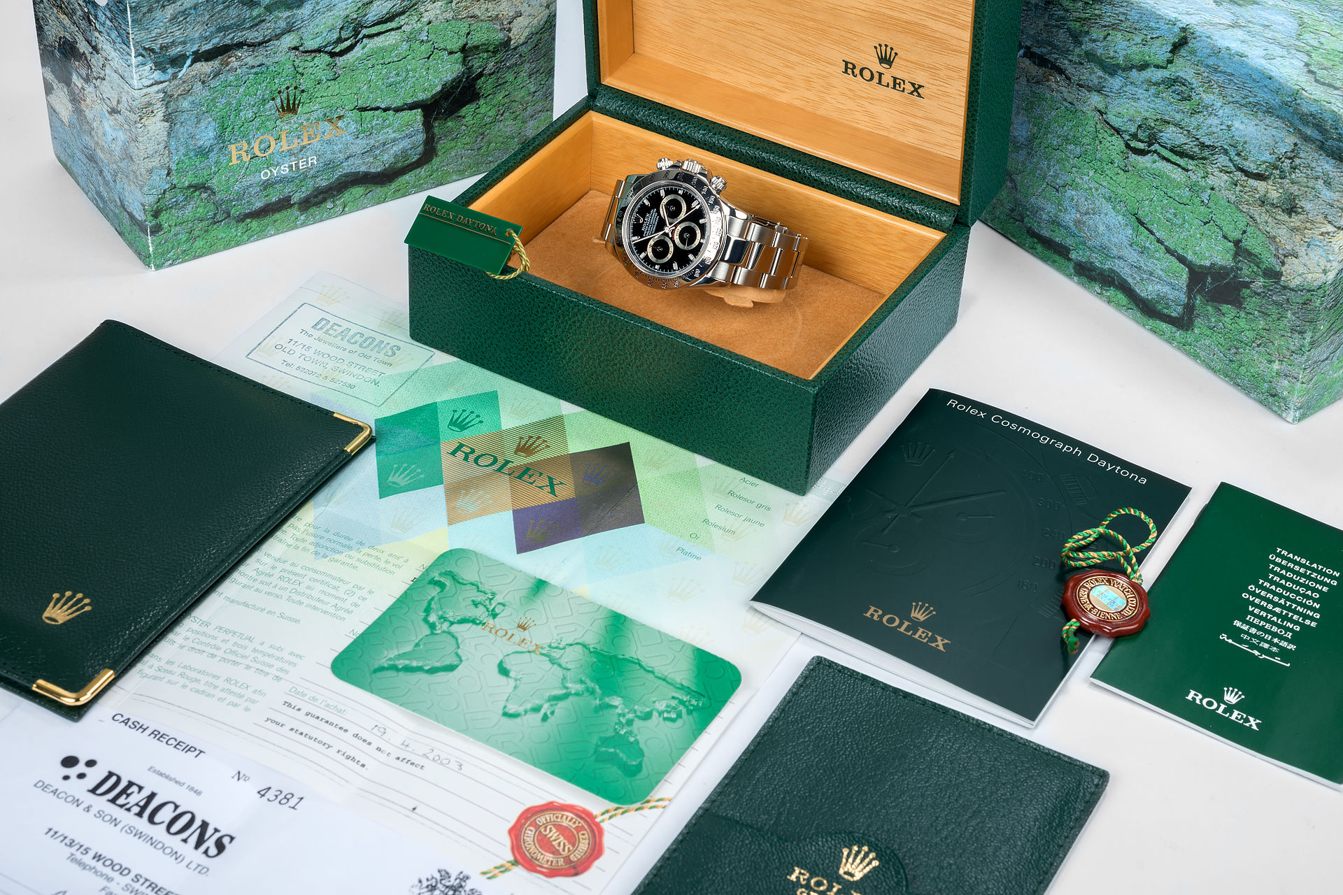 ref 116520 | Box & Certificate 'Early Model' | Rolex Cosmograph Daytona