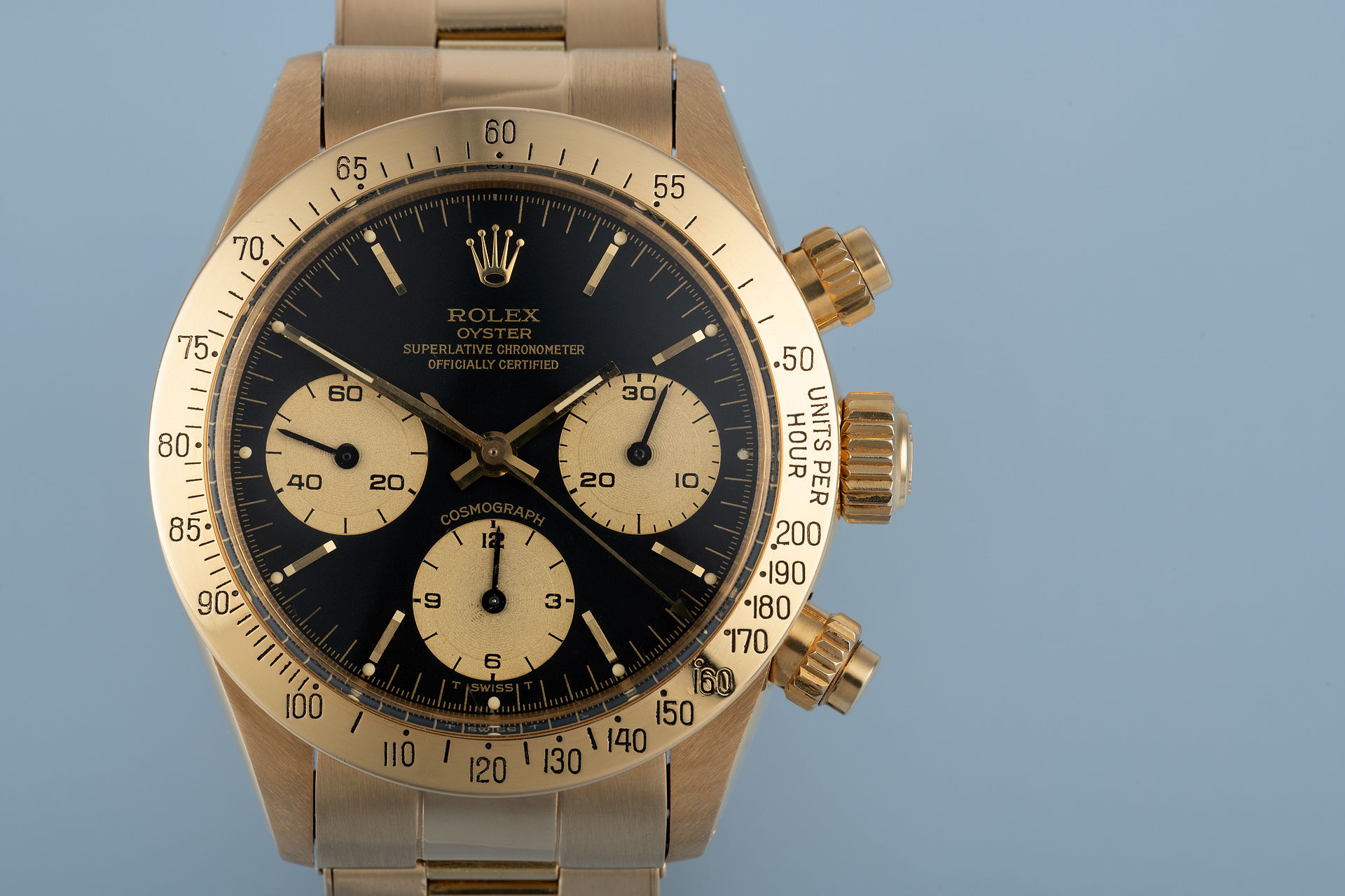 ref 6265 | Rare 18ct Yellow Gold  | Rolex Cosmograph Daytona