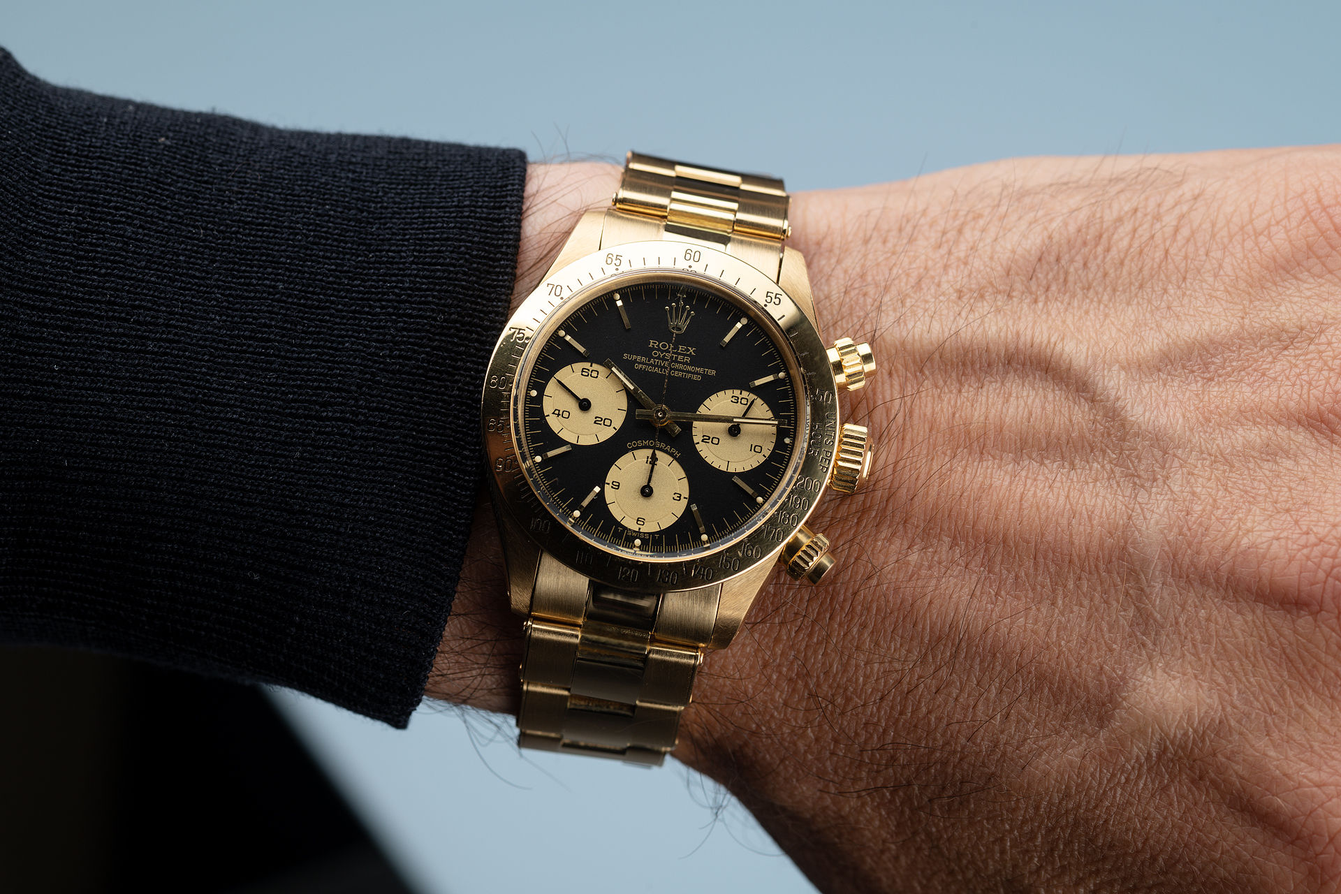 ref 6265 | Rare 18ct Yellow Gold  | Rolex Cosmograph Daytona