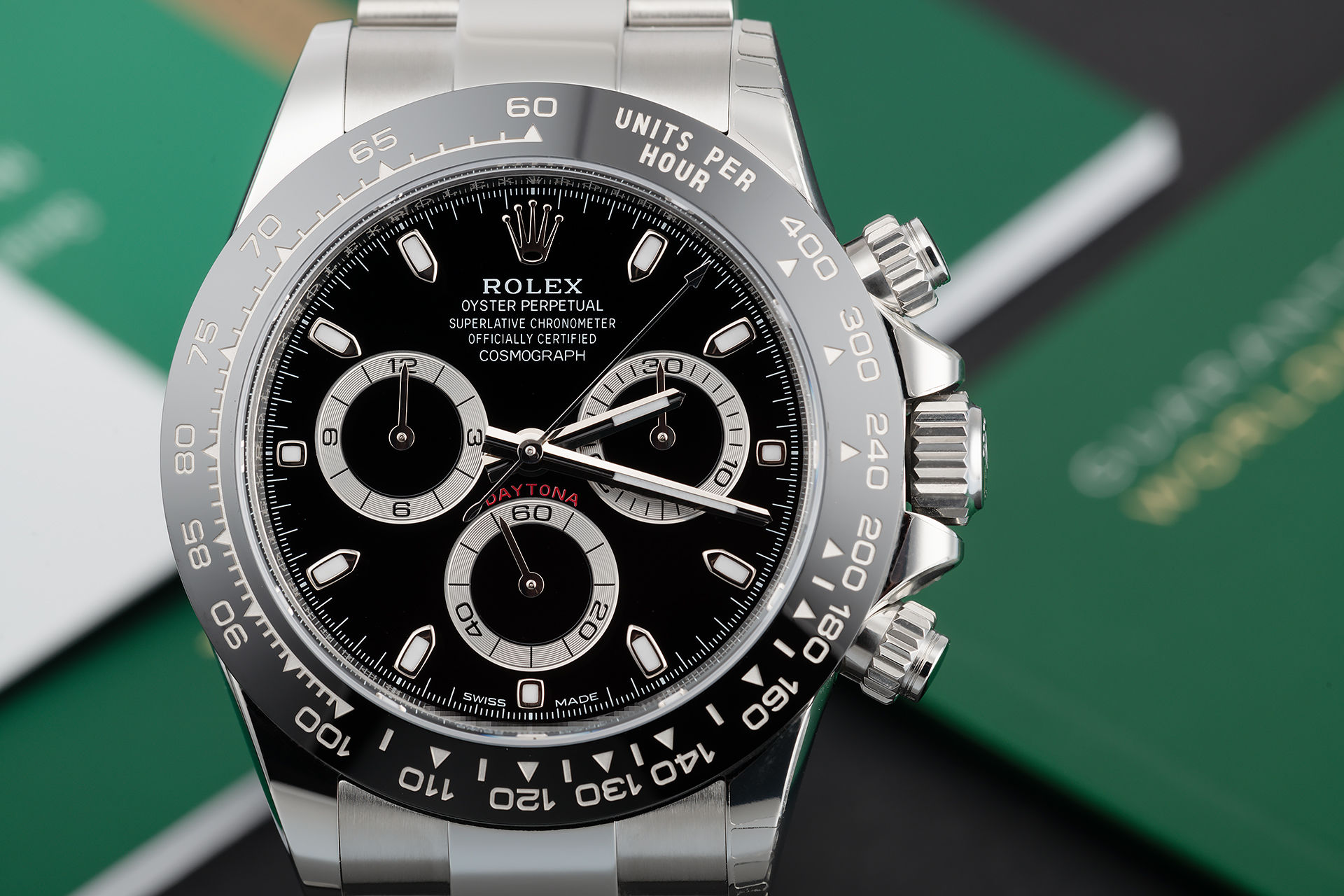 ref 116500LN | 'Rolex International Warranty to 2025' | Rolex Cosmograph Daytona