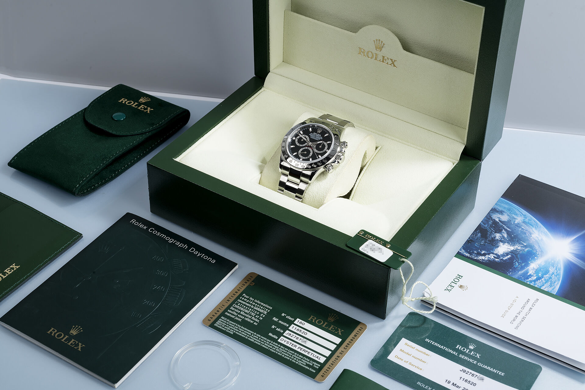 ref 116520 | Serviced By Rolex | Rolex Cosmograph Daytona