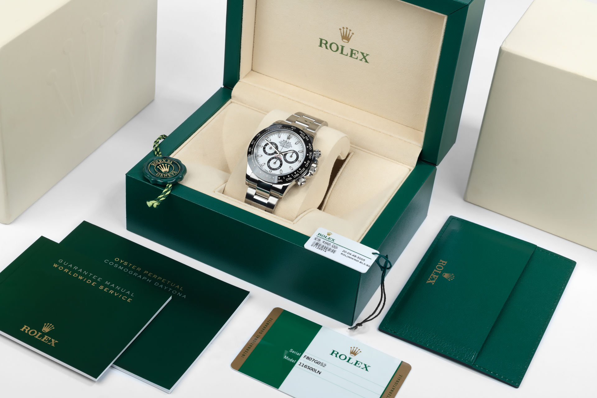 ref 116500LN | Rolex Warranty to 2022 | Rolex Cosmograph Daytona