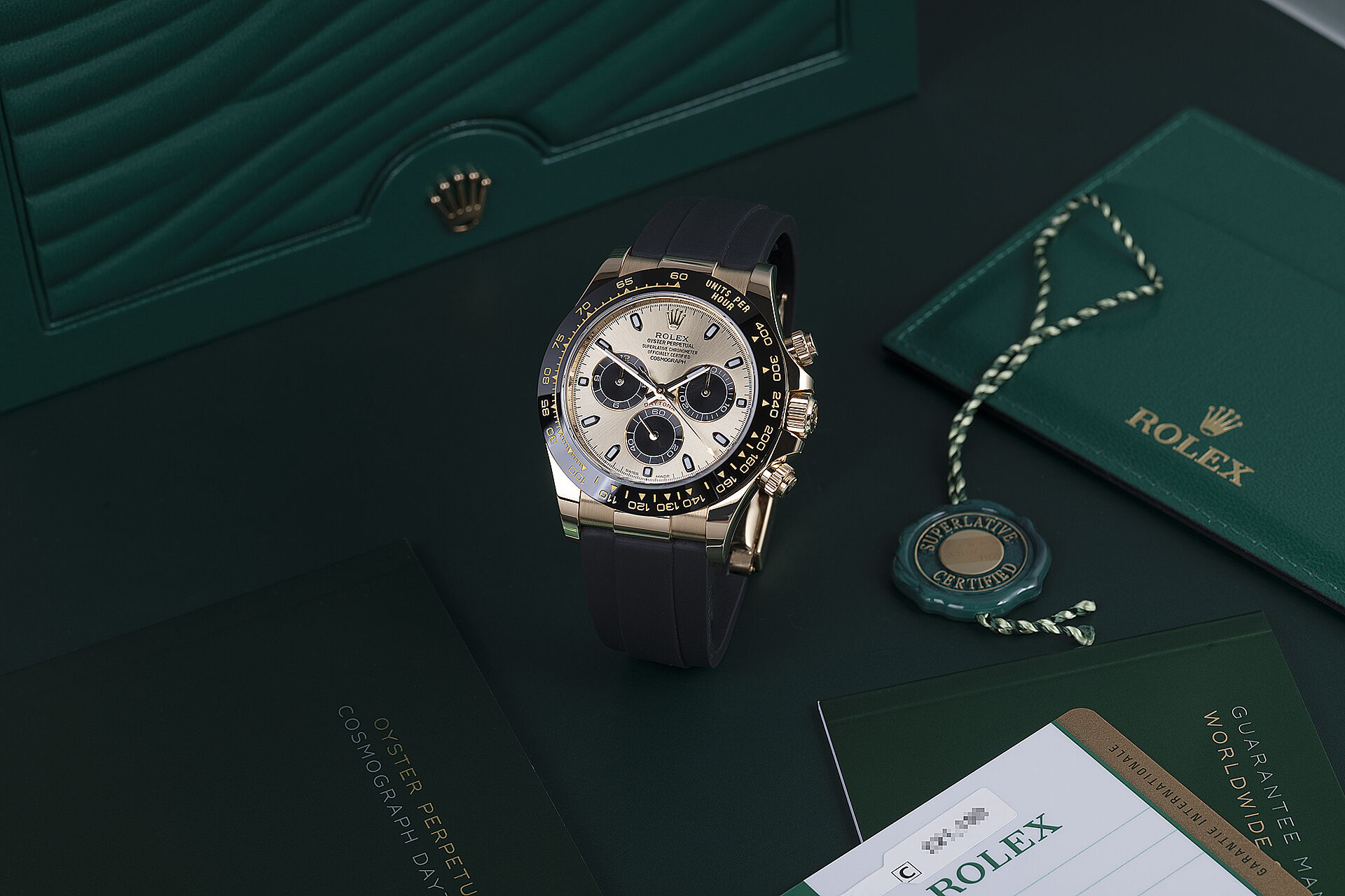 ref 116518LN | Rolex Warranty to 2023 | Rolex Cosmograph Daytona