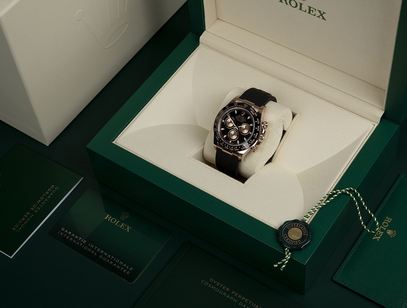 ref 116515LN | Rolex Warranty to 2027 | Rolex Cosmograph Daytona