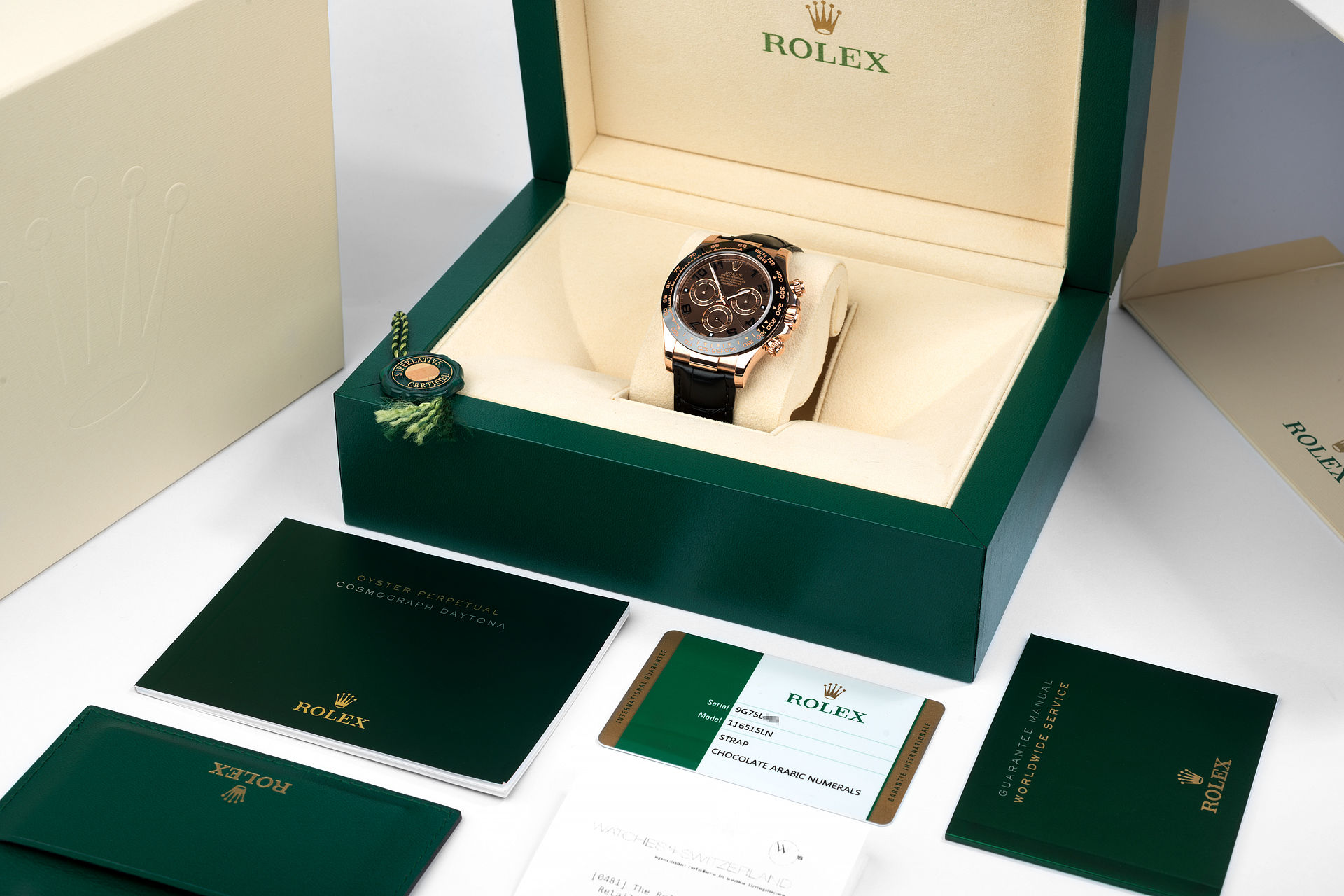 ref 116515LN | Rose Gold '5 Year Warranty' | Rolex Cosmograph Daytona