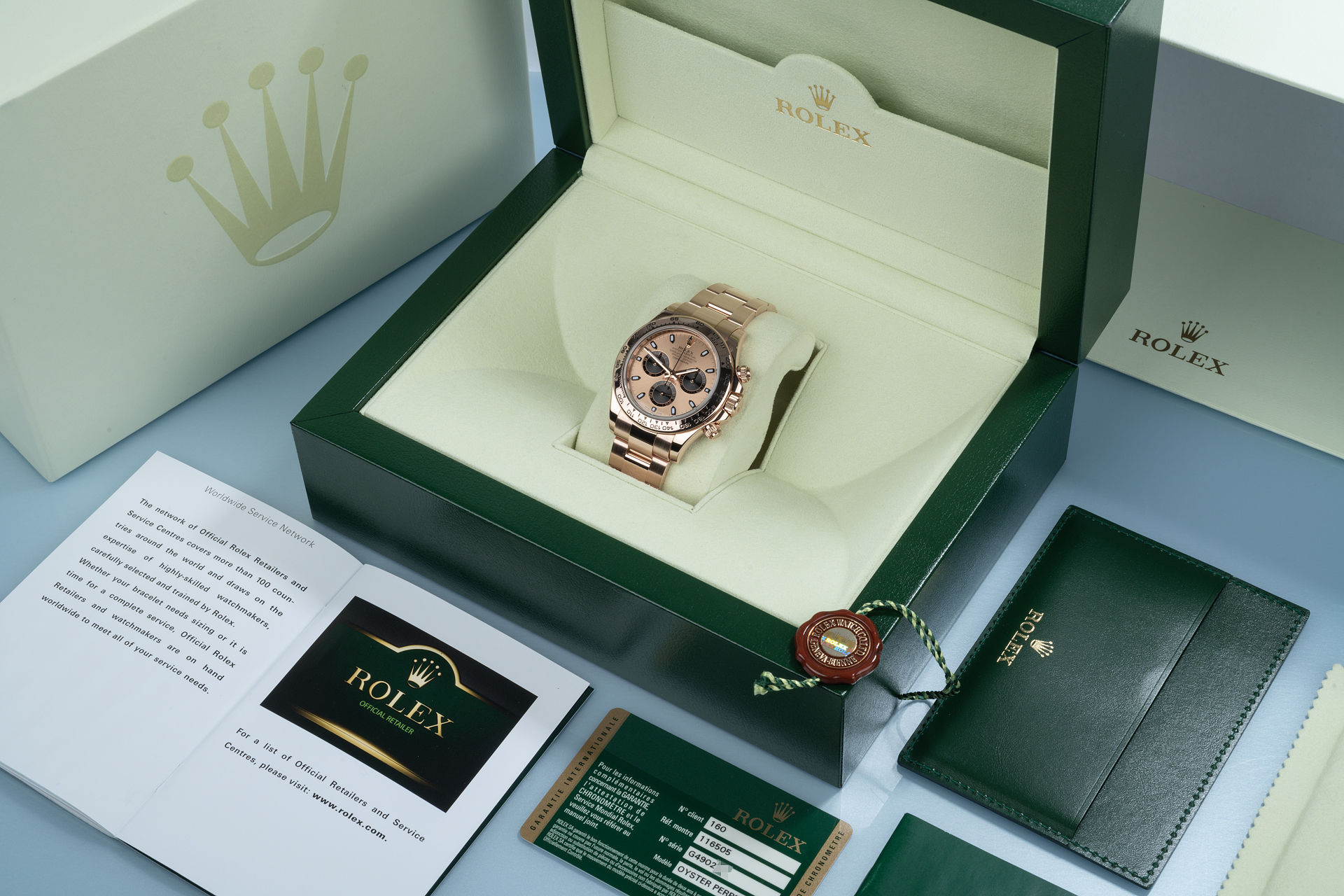 ref 116505 | Rose Gold 'Box & Certificate' | Rolex Cosmograph Daytona