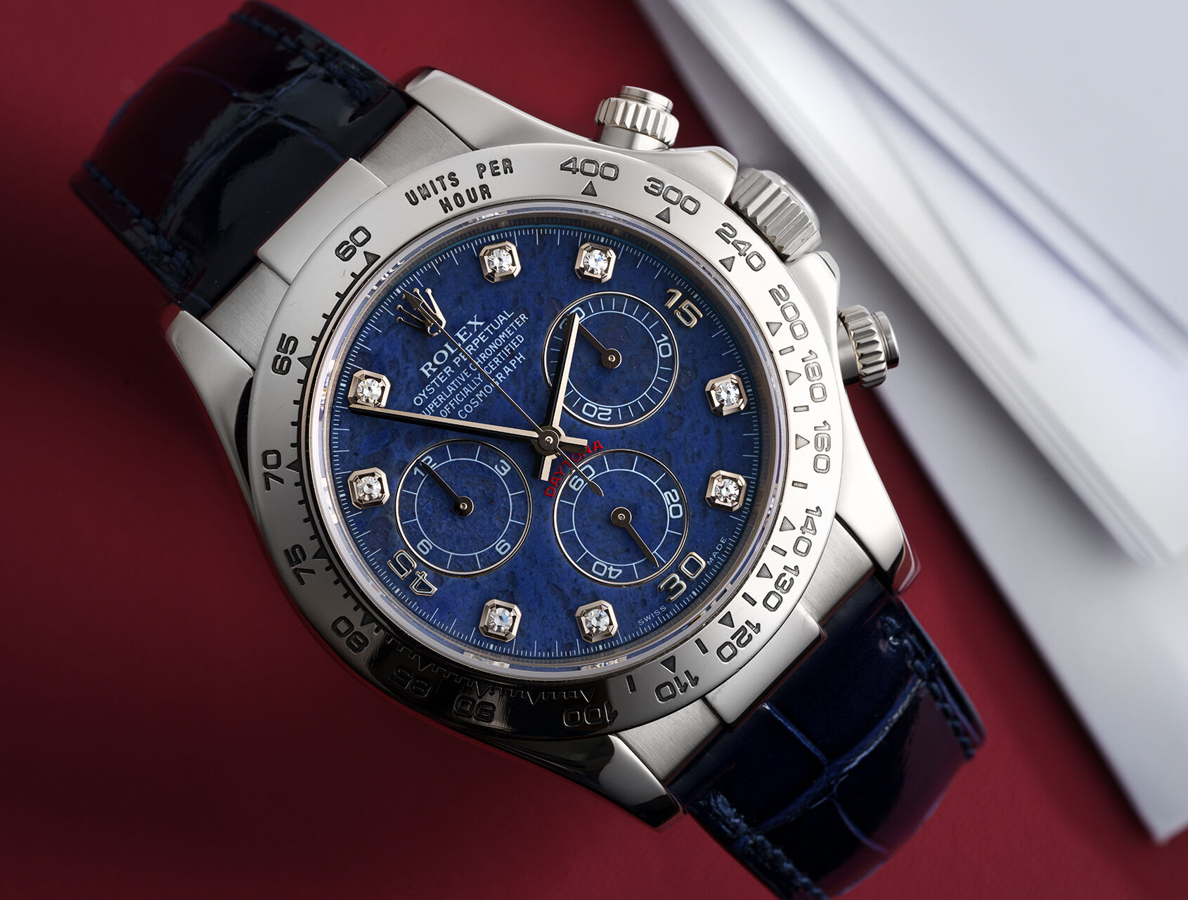 ref 116519 | - Sodalite Diamond Dial | Rolex Cosmograph Daytona