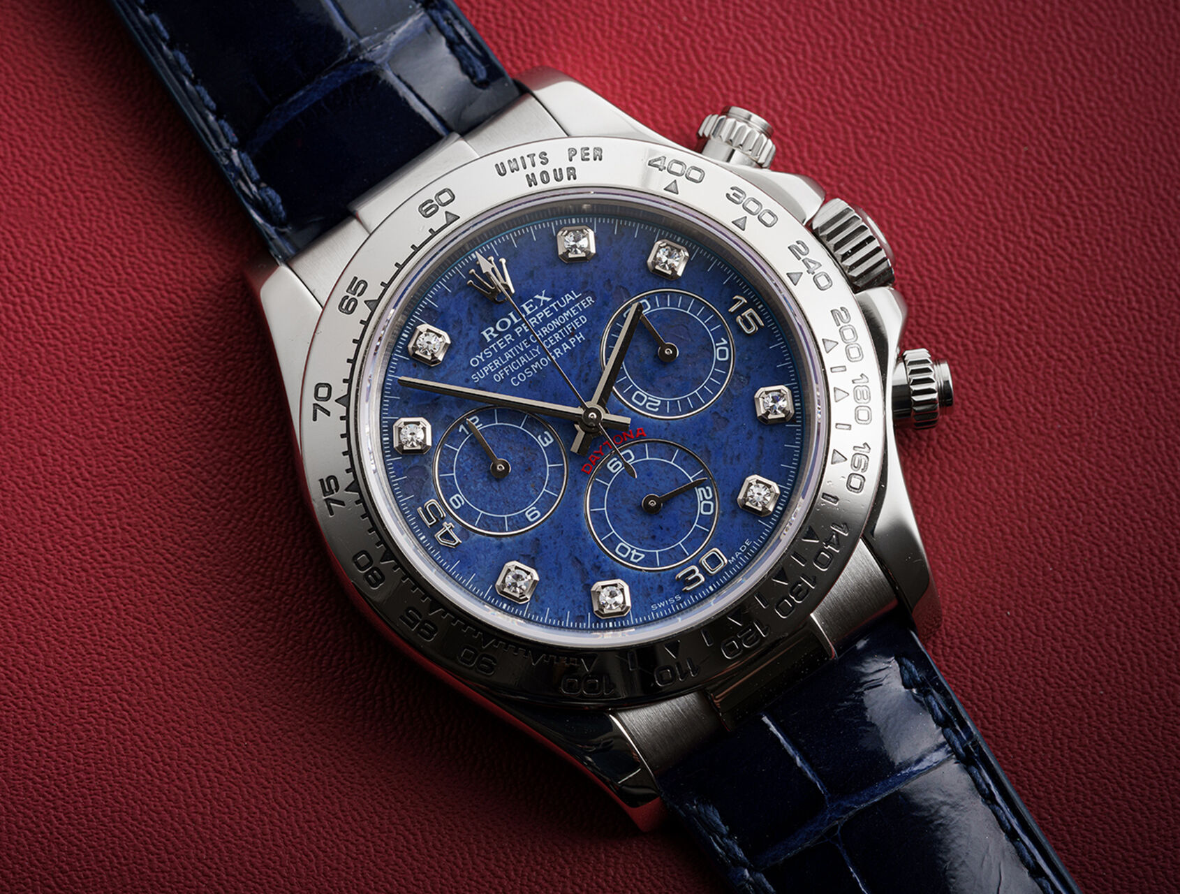 ref 116519 | - Sodalite Diamond Dial | Rolex Cosmograph Daytona