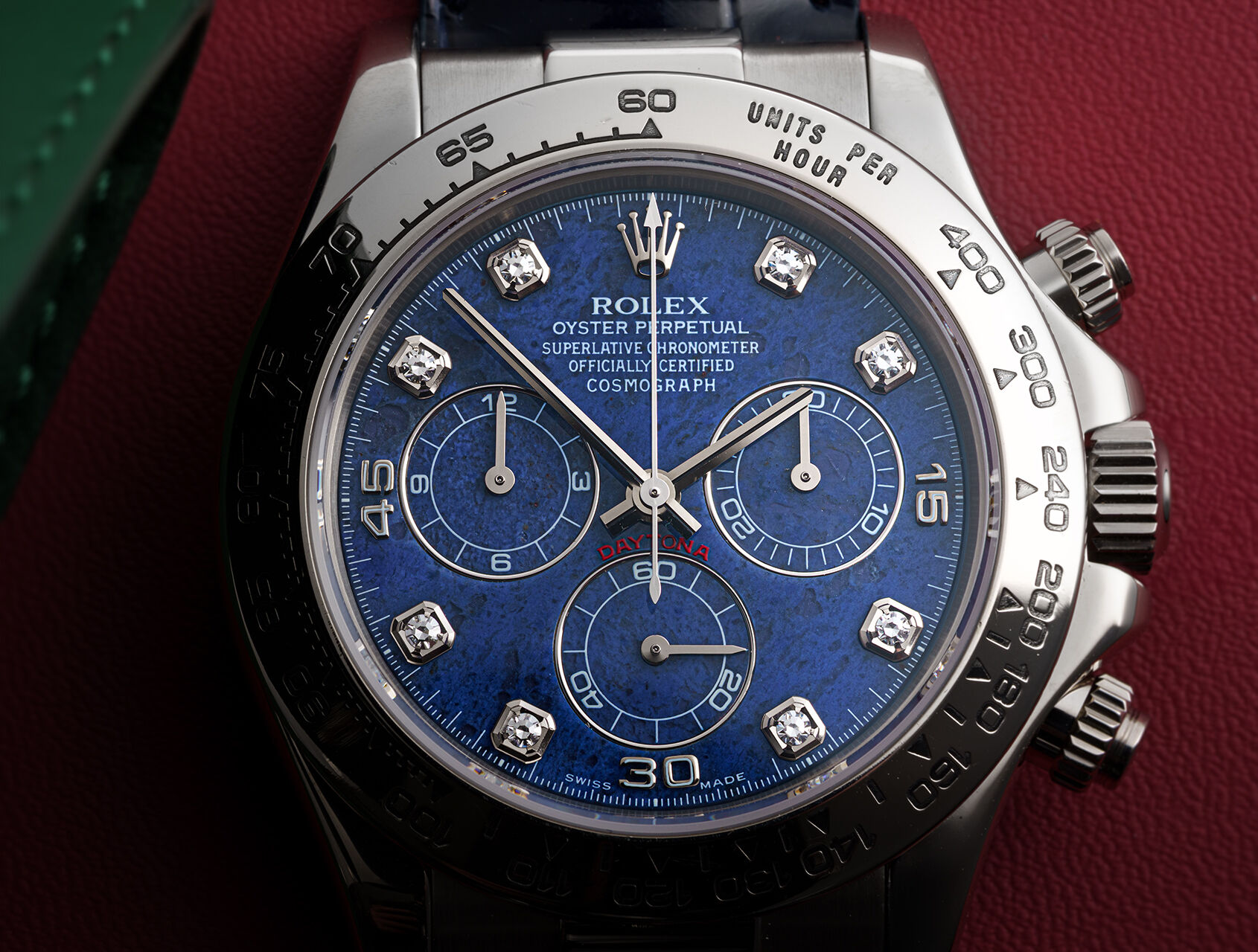 ref 116519 | - Sodalite Diamond Dial | Rolex Cosmograph Daytona