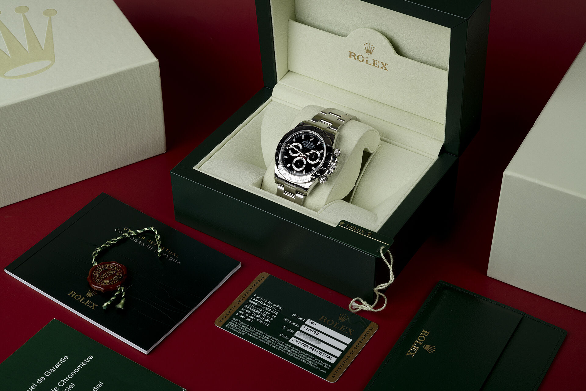 ref 116520 | UK Retailed | Rolex Cosmograph Daytona
