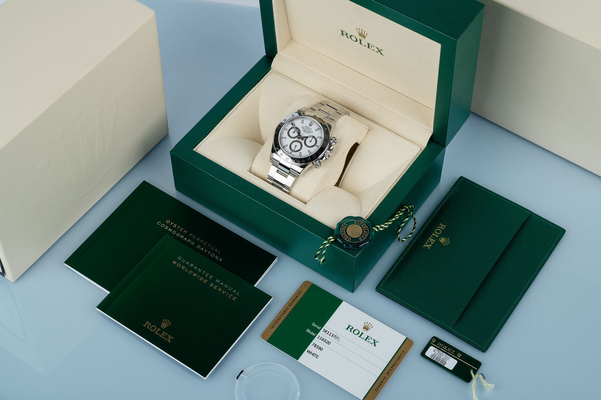 ref 116520 | 'Final Series' Rolex Warranty to 2021 | Rolex Cosmograph Daytona