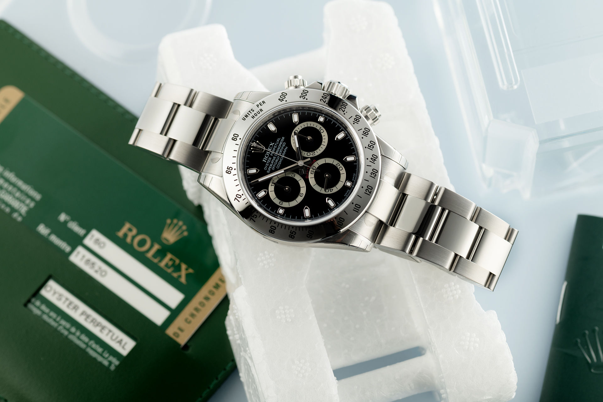 "Untouched" Full Set | ref 116520 | Rolex Cosmograph Daytona