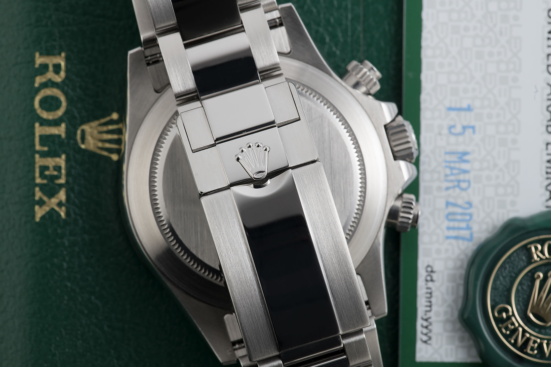 ref 116500LN | 'Unworn' Rolex Warranty to 2022 | Rolex Cosmograph Daytona