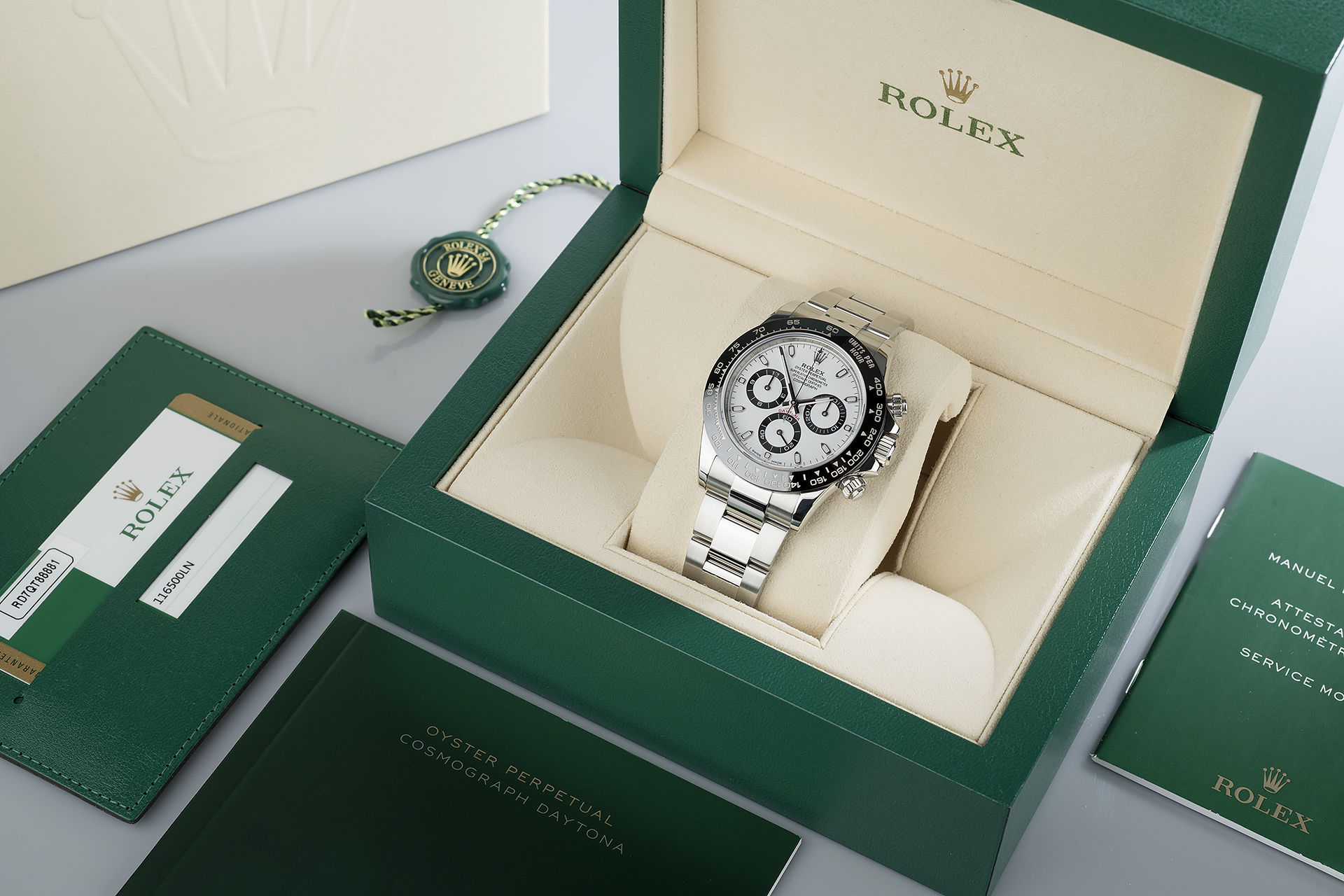 ref 116500LN | 'Unworn' Rolex Warranty to 2022 | Rolex Cosmograph Daytona