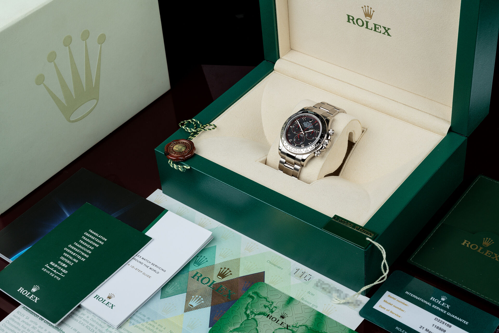 ref 116509 | White Gold 'Full Set'  | Rolex Cosmograph Daytona
