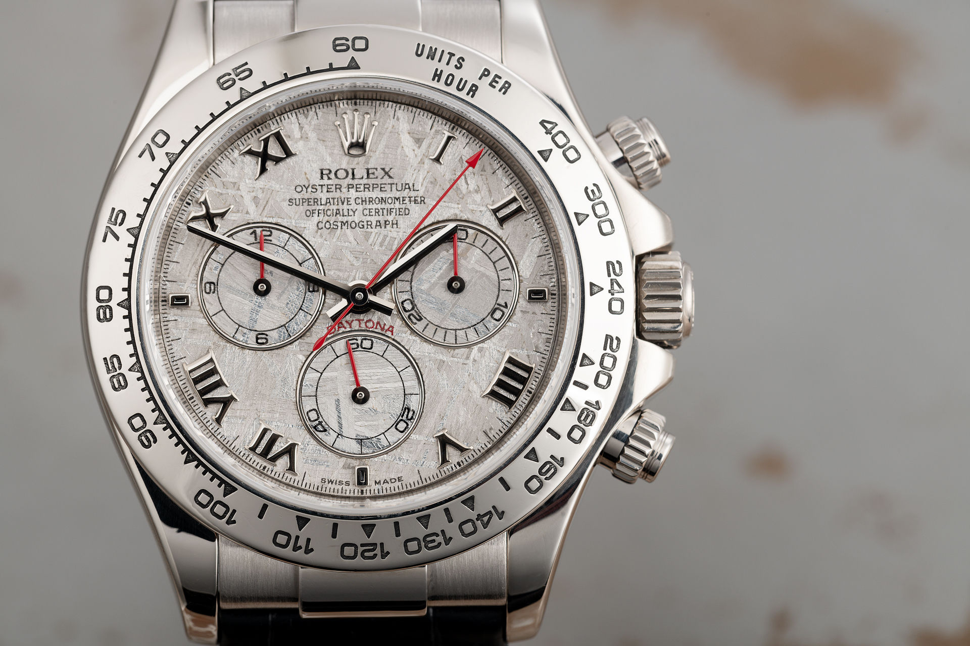 ref 116519 | White Gold 'Meterorite Dial' | Rolex Cosmograph Daytona