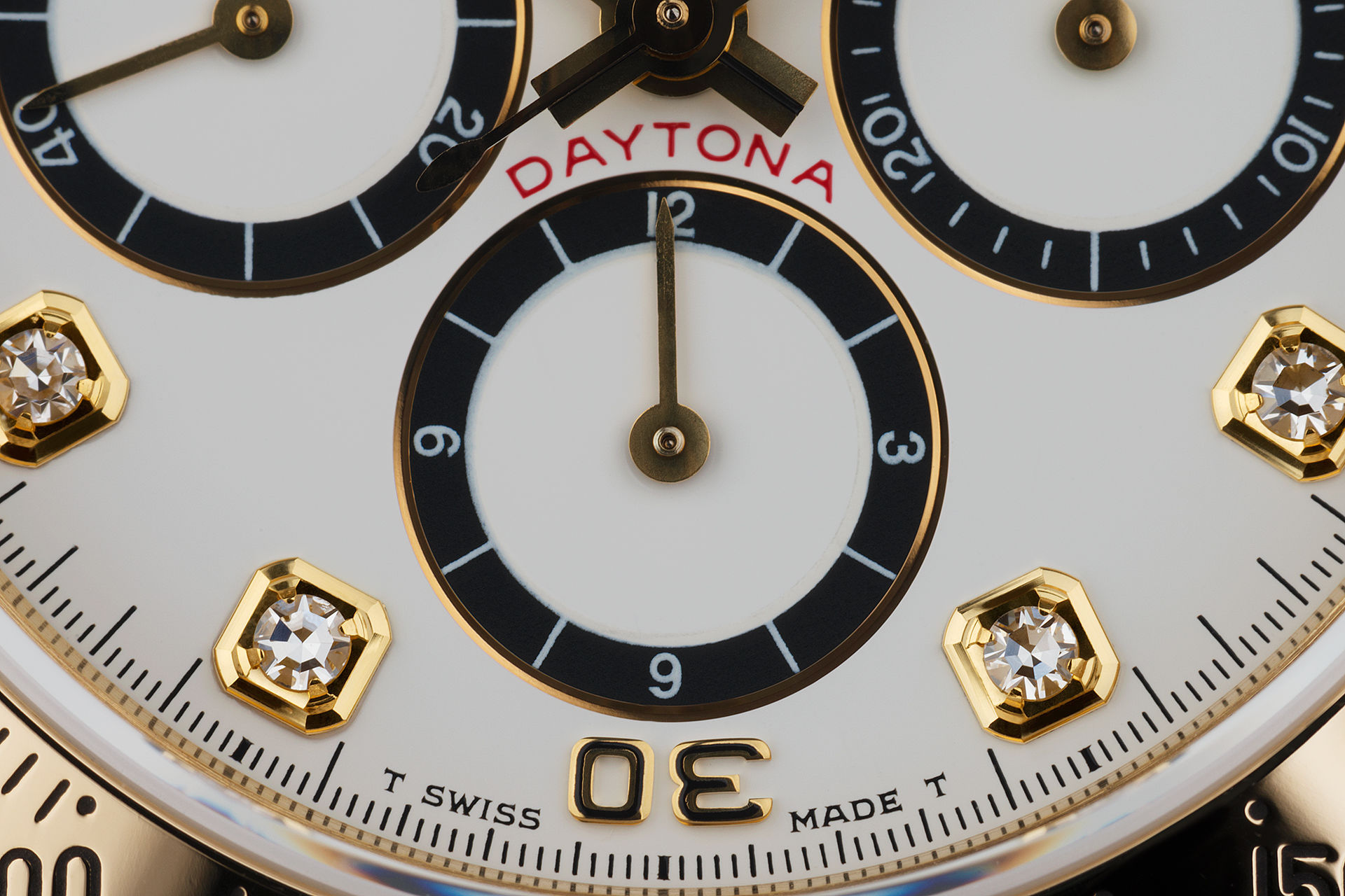 ref 16528 | Yellow Gold 'Rare Diamond Dial' | Rolex Cosmograph Daytona