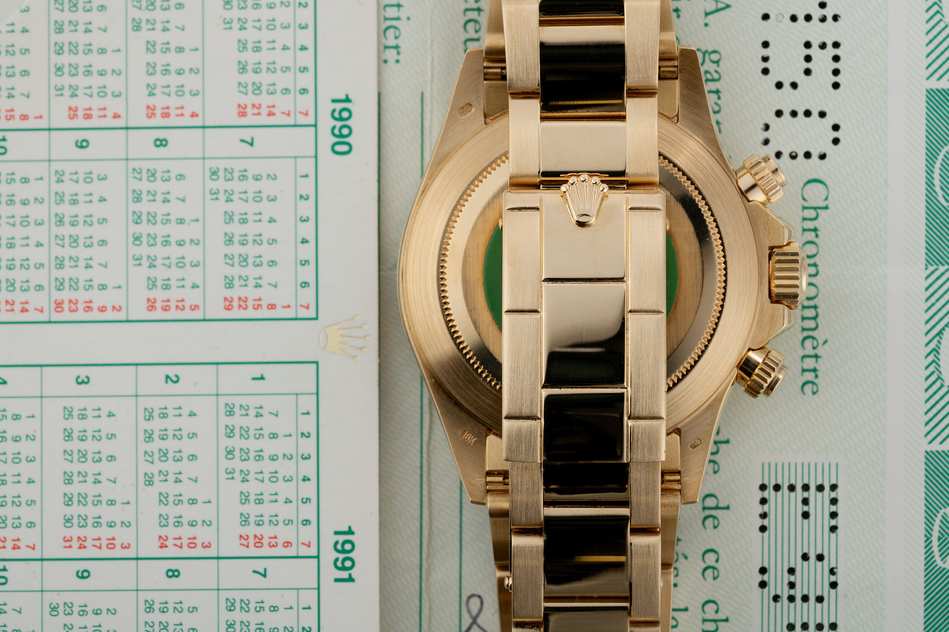 ref 16528 | Yellow Gold 'Rare Diamond Dial' | Rolex Cosmograph Daytona