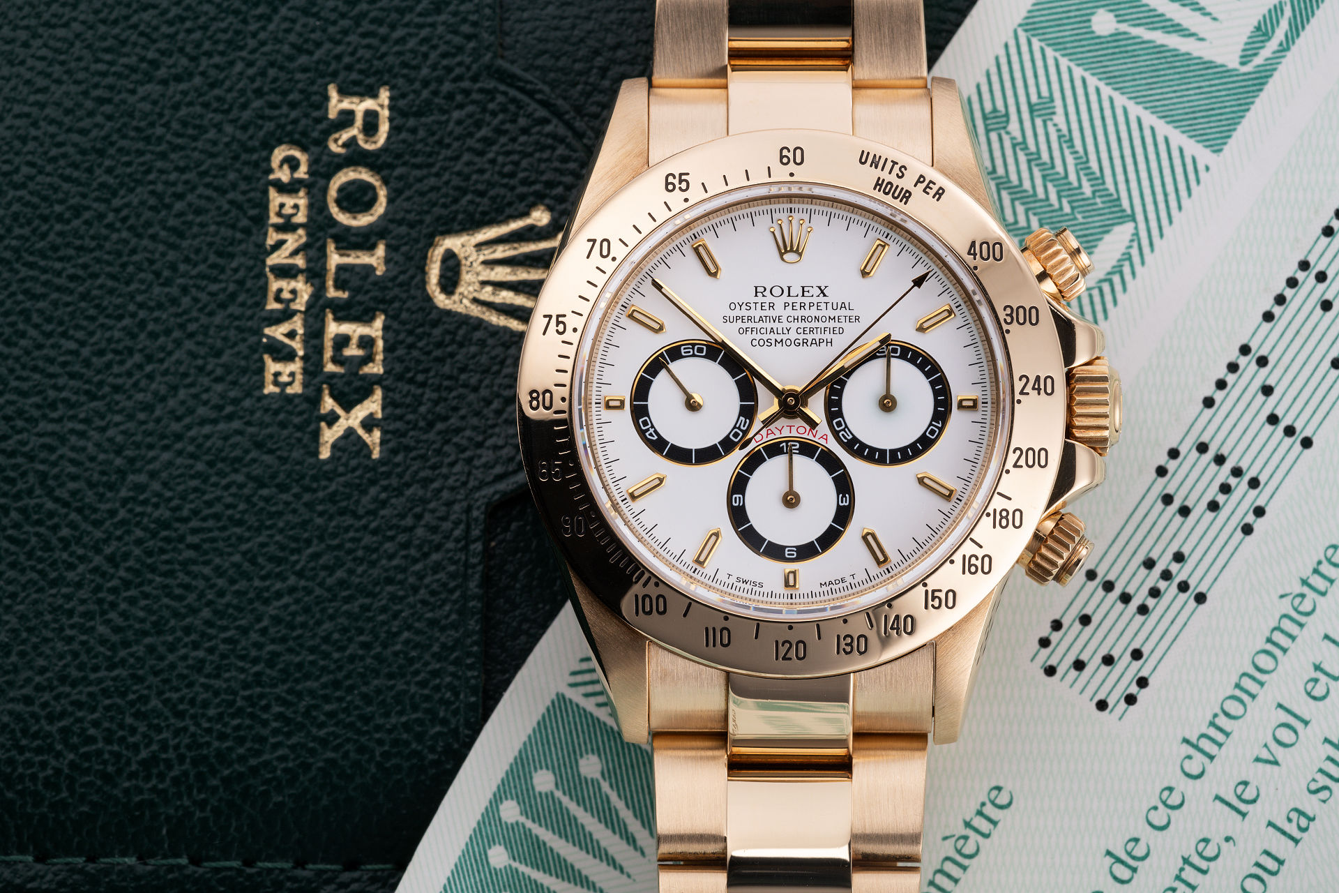 Yellow Gold "Zenith" | ref 16528 | Rolex Cosmograph Daytona