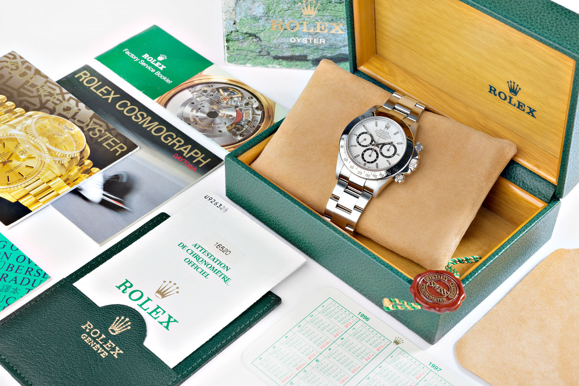 ref 16520 | 'Zenith' Complete Investment Set | Rolex Cosmograph Daytona