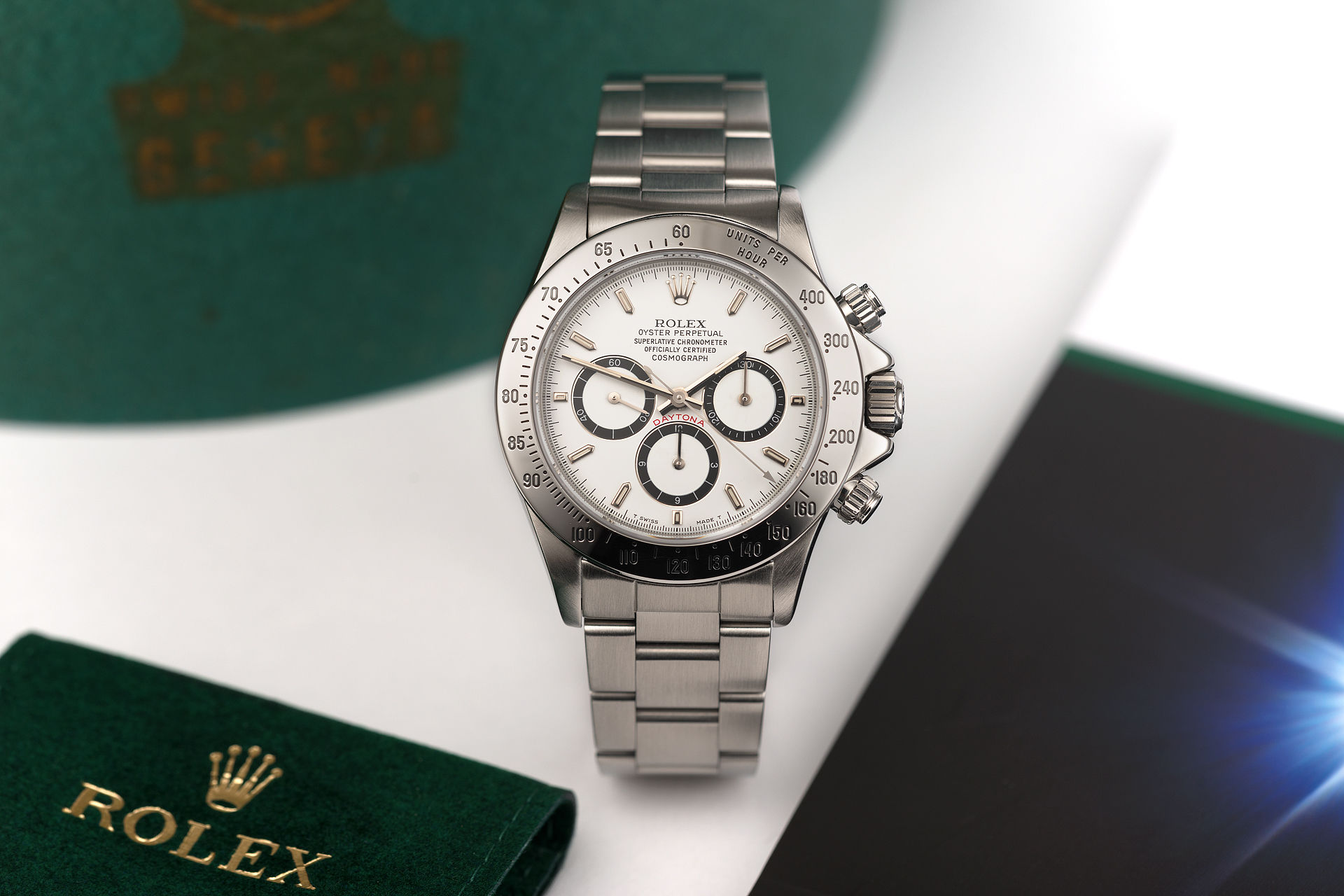 ref 16520 | Rare 'Up-Side Down 6' Rolex Warranty | Rolex Cosmograph Daytona