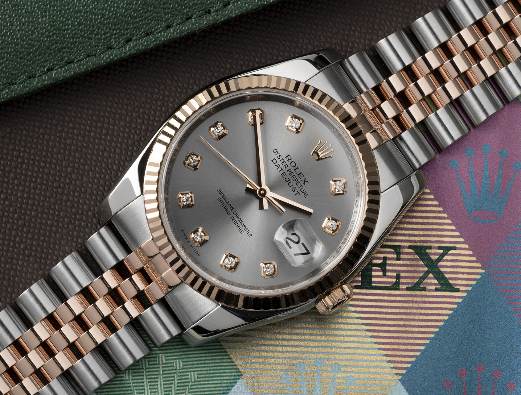 ref 116231 | 116231 - Everose & Steel | Rolex Datejust