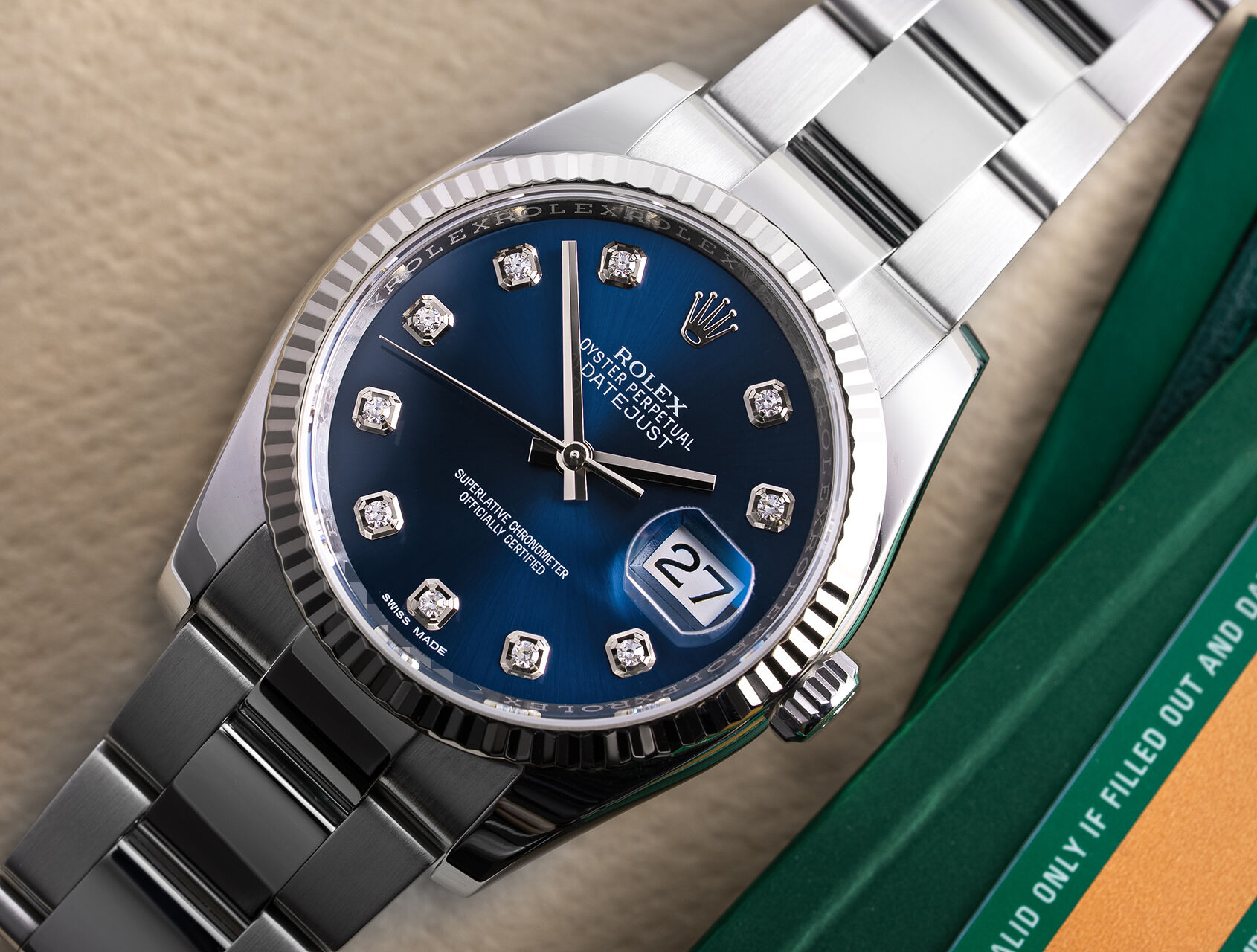 ref 116234 | 116234 - Diamond Dial | Rolex Datejust