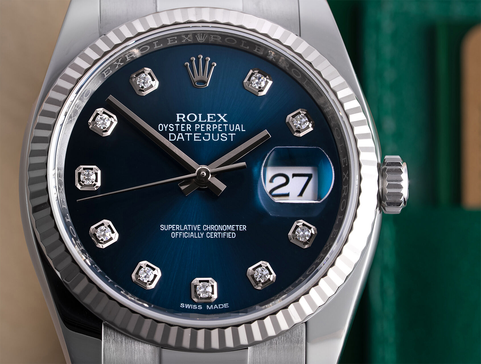 ref 116234 | 116234 - Diamond Dial | Rolex Datejust