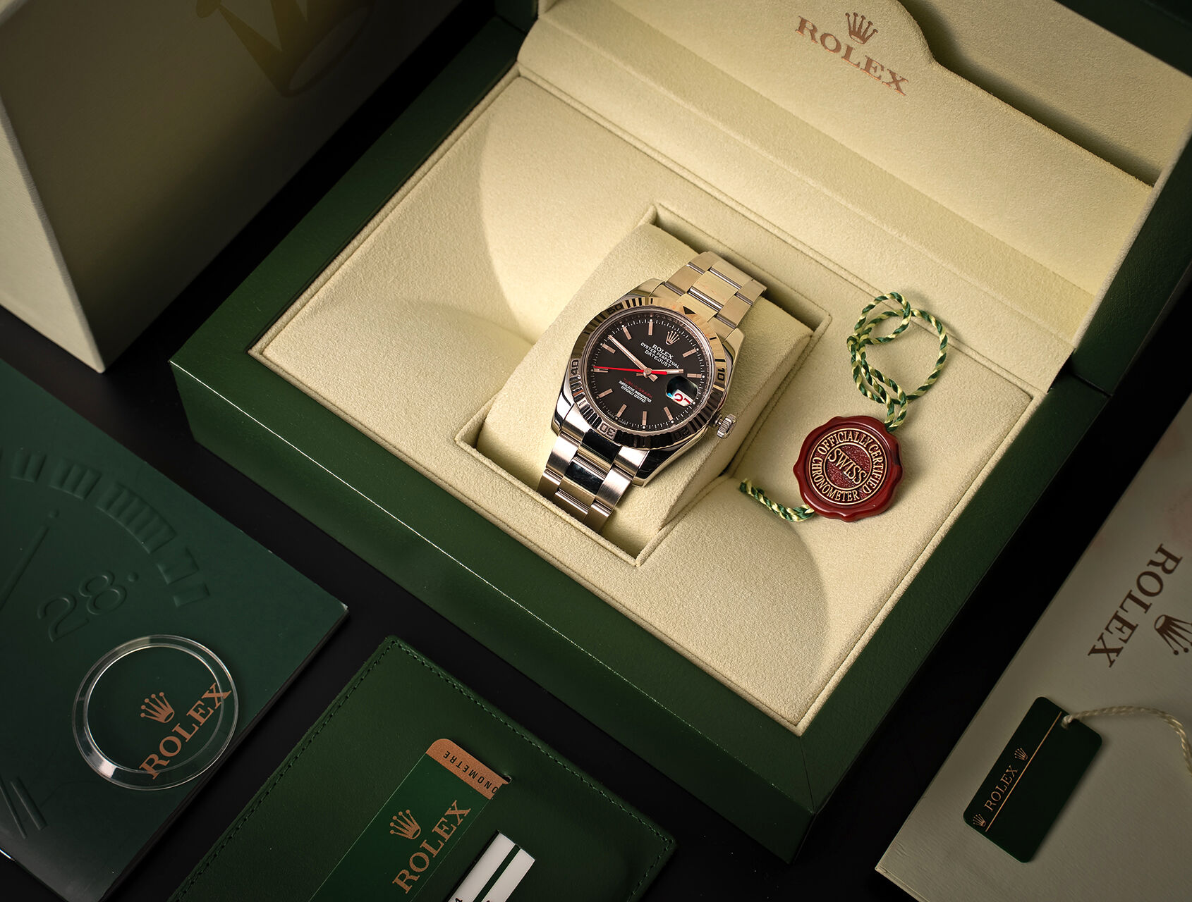 ref 116264 | 116264 - Box & Certificate | Rolex Datejust