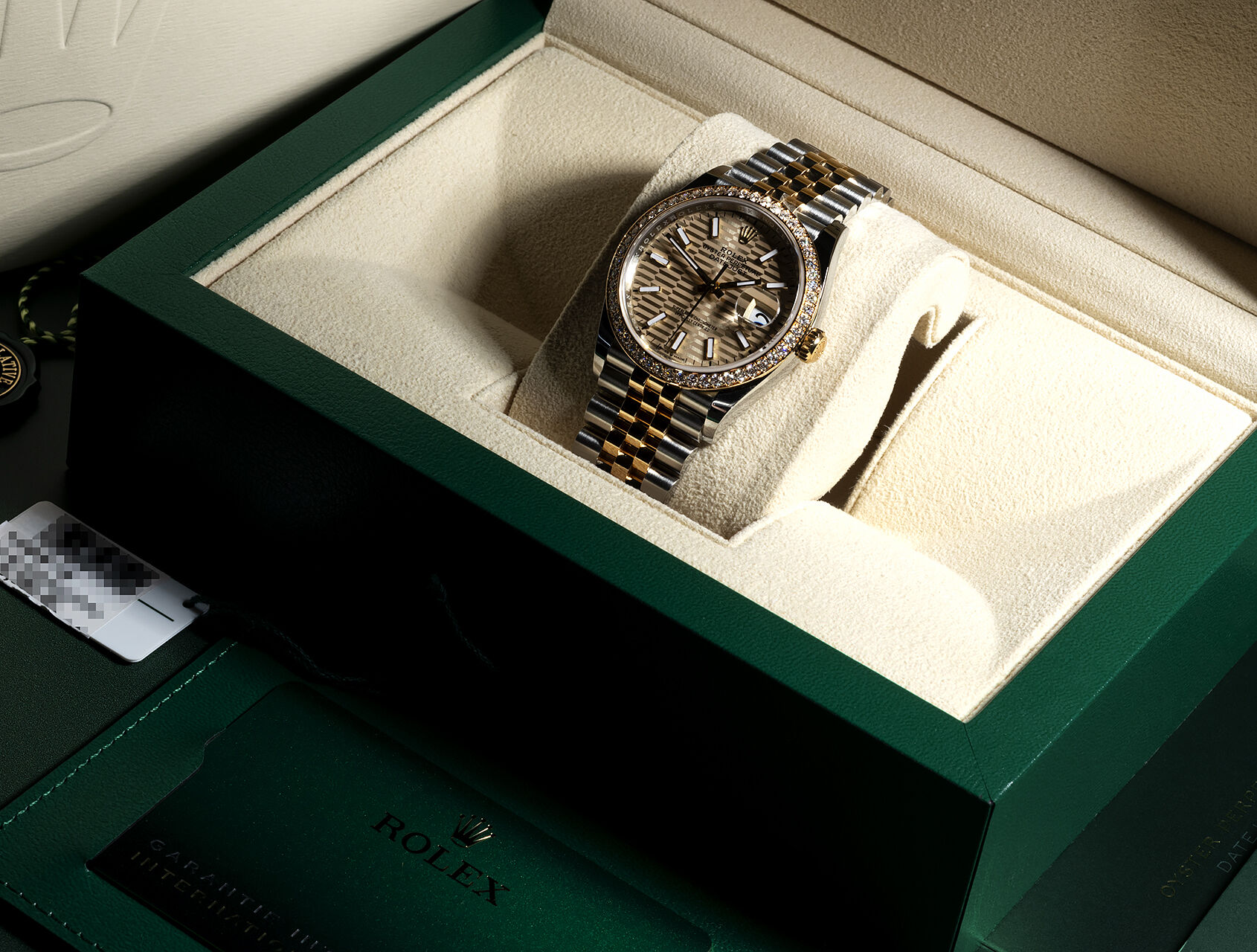 ref 126283RBR | 126283RBR - Diamond Bezel | Rolex Datejust