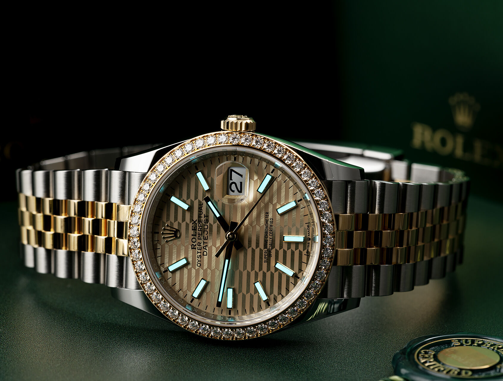 ref 126283RBR | 126283RBR - Diamond Bezel | Rolex Datejust