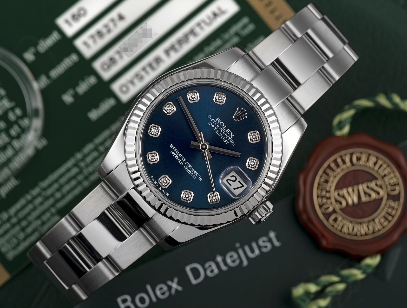 ref 178274 | Diamond Dial | Rolex Datejust