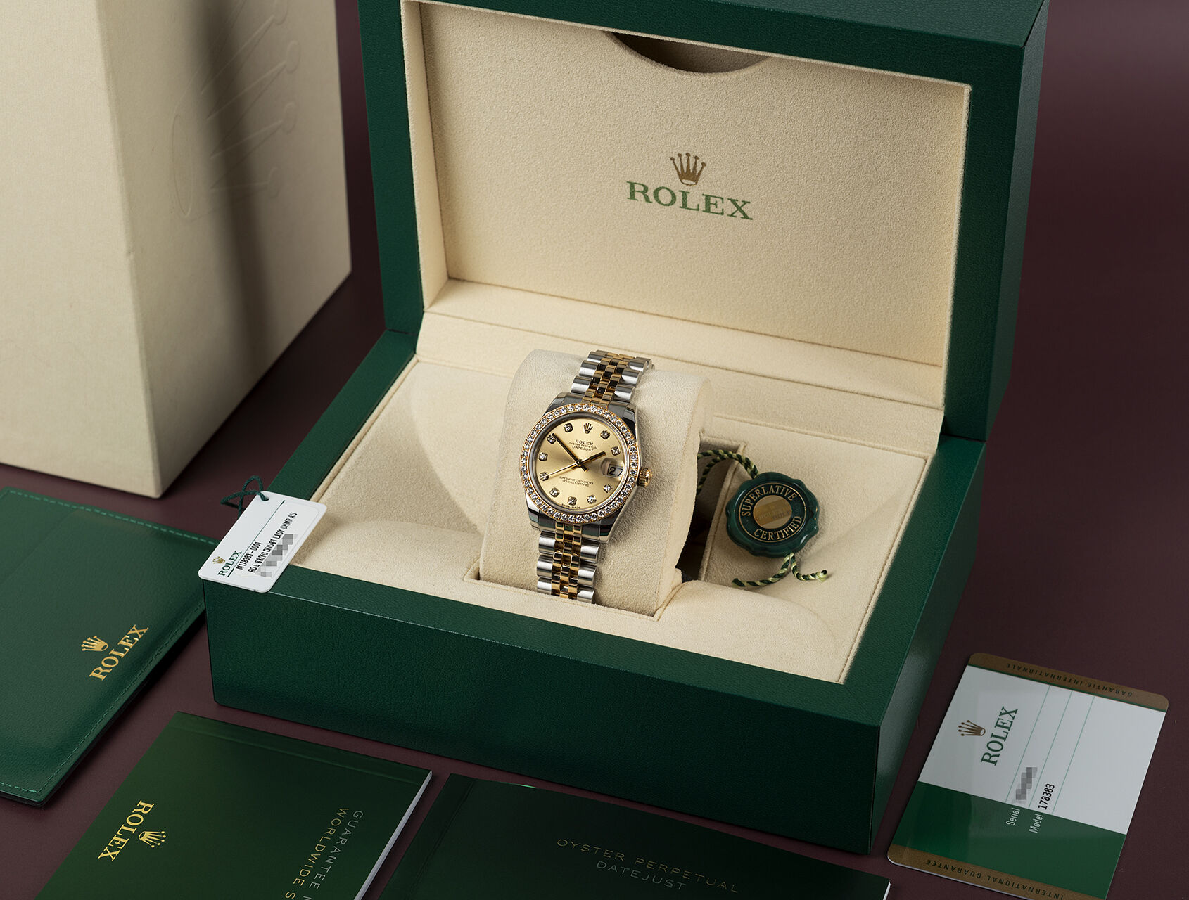 ref 178383 | 178383 - Diamond-Set | Rolex Datejust