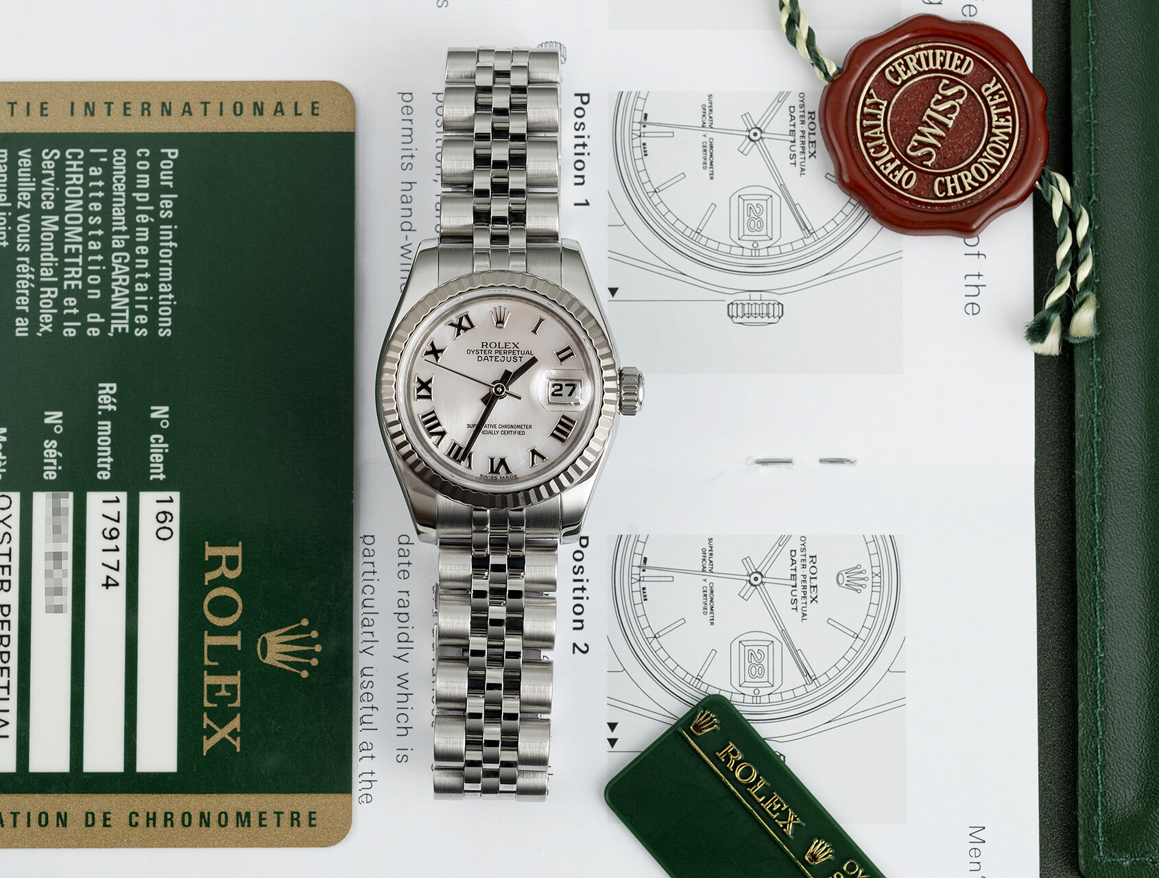 ref 179174 | 179174 - Mother of Pearl | Rolex Datejust