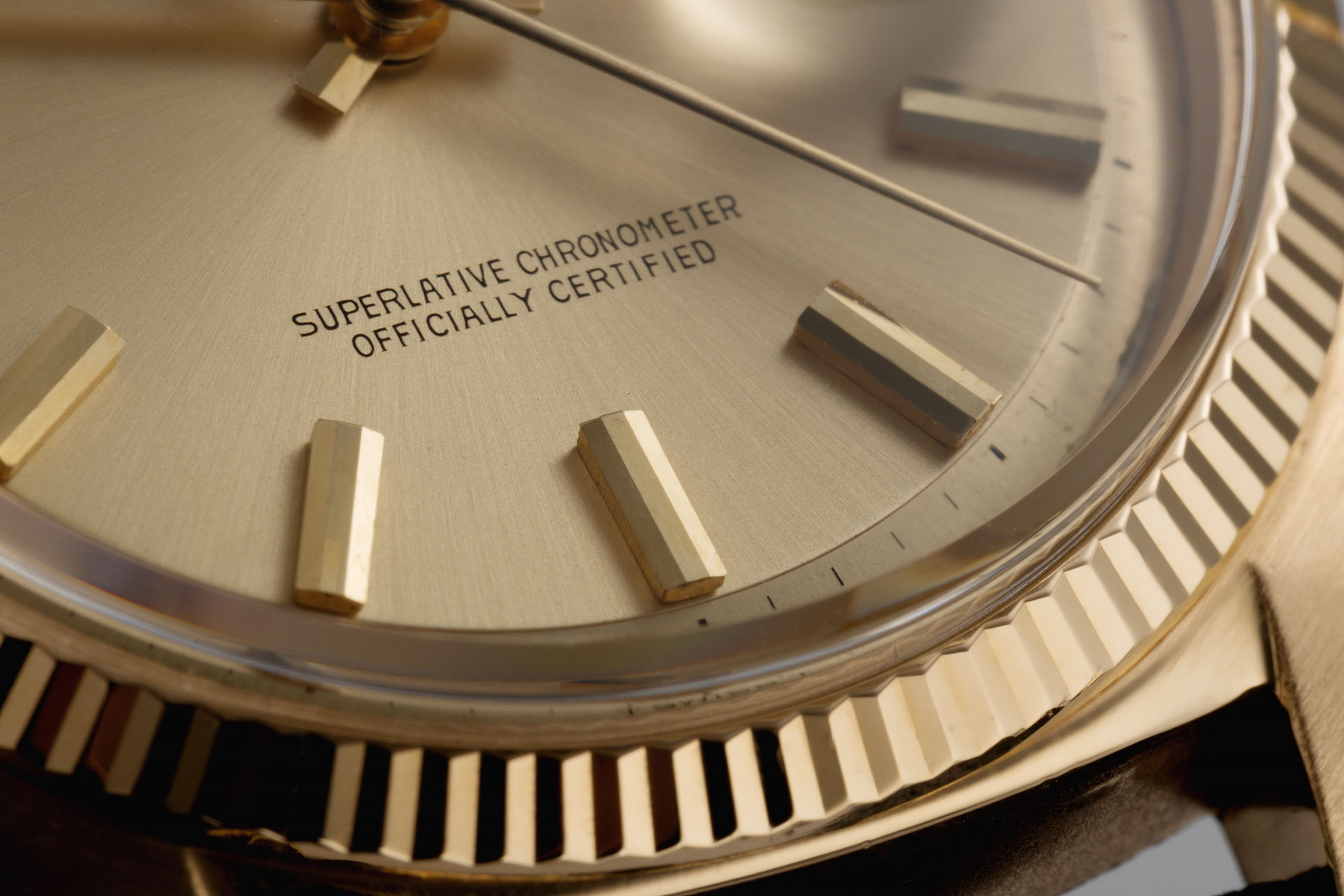 ref 6605 | 18ct Yellow Gold 'Butterfly Rotor' | Rolex Datejust
