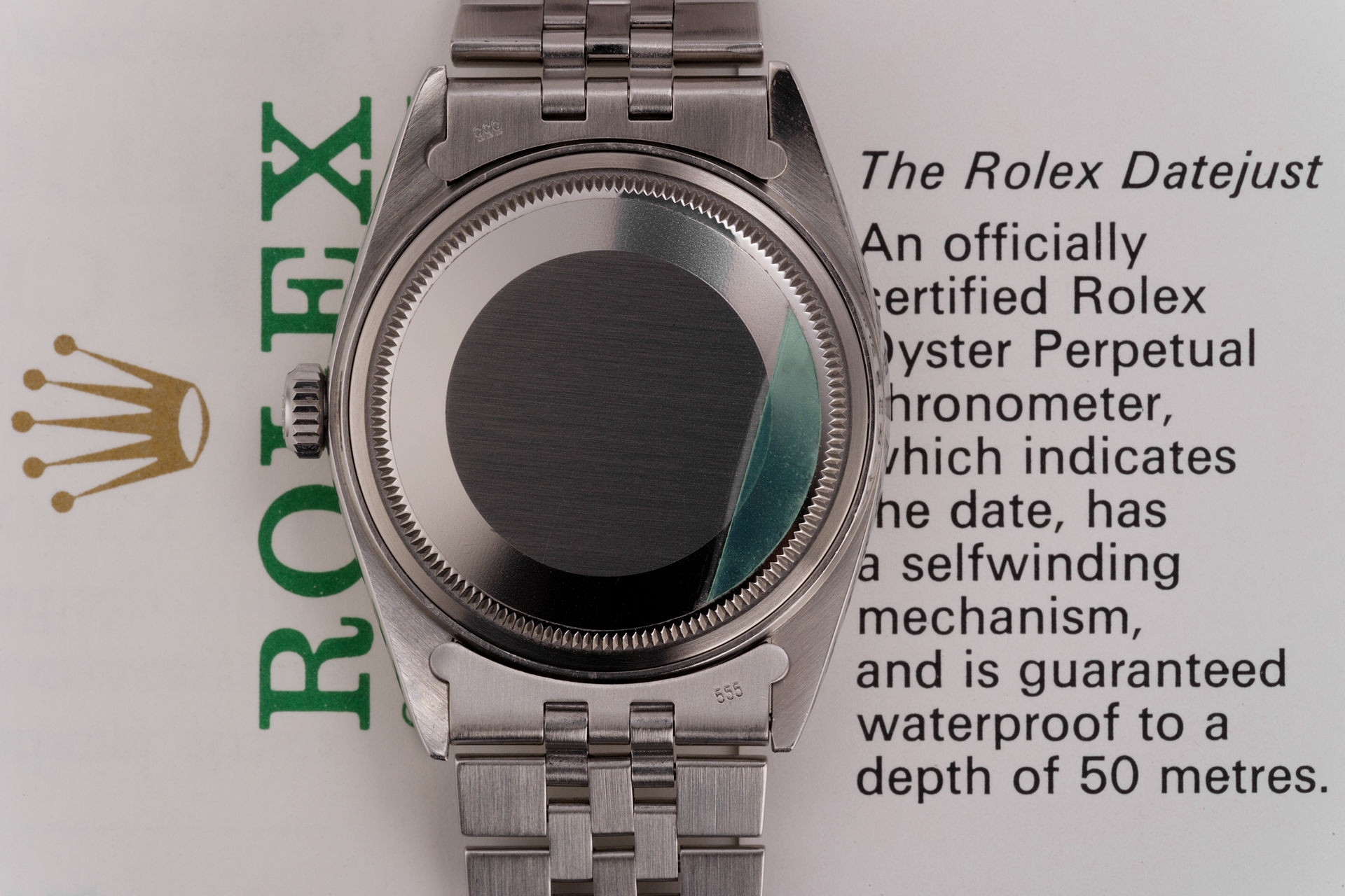 ref 1601 | 1977 'Box & Papers' | Rolex Datejust