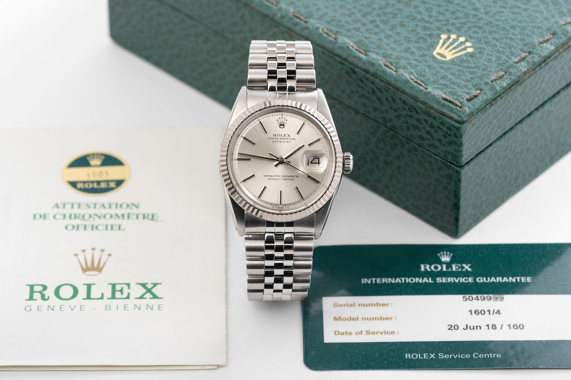 ref 1601 | 1977 'Box & Papers' | Rolex Datejust