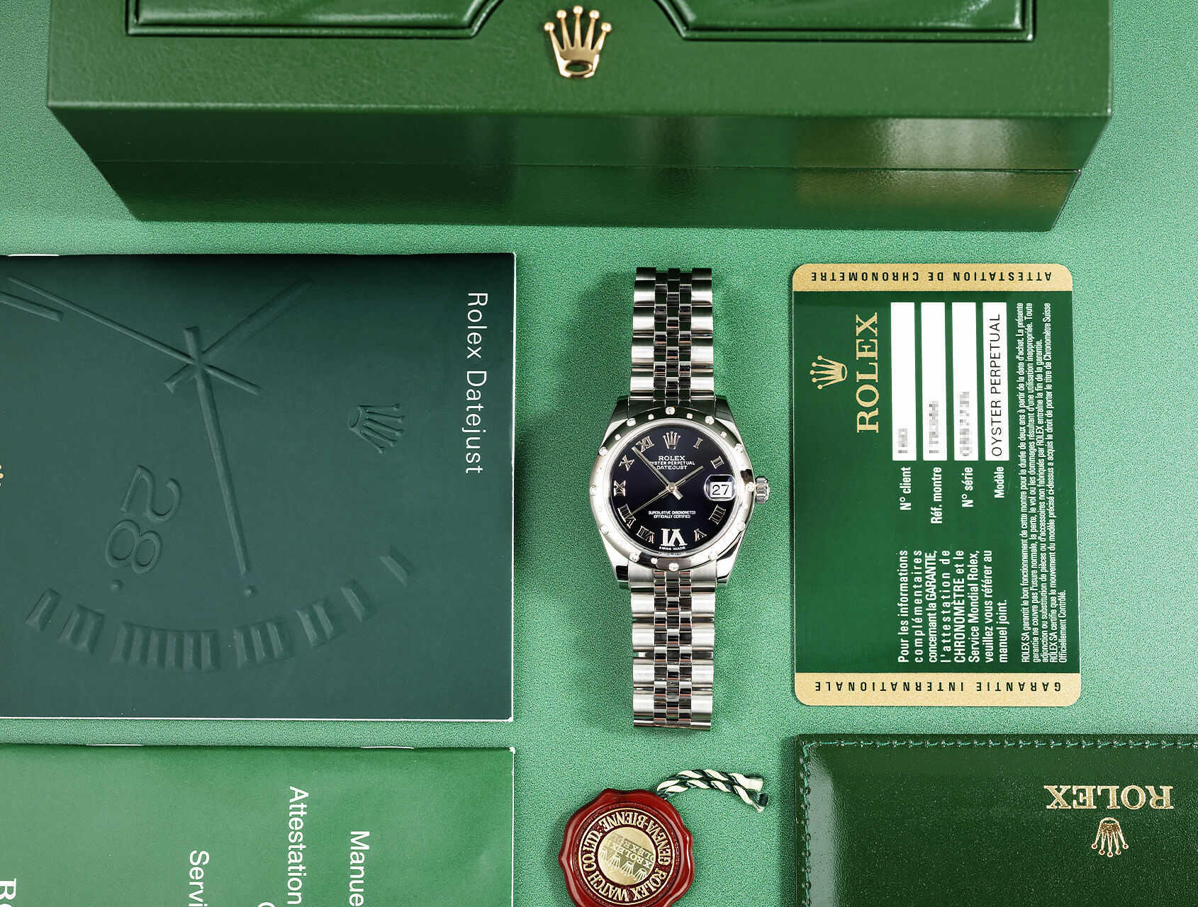 ref 178344 | Box & Certificate | Rolex Datejust 31