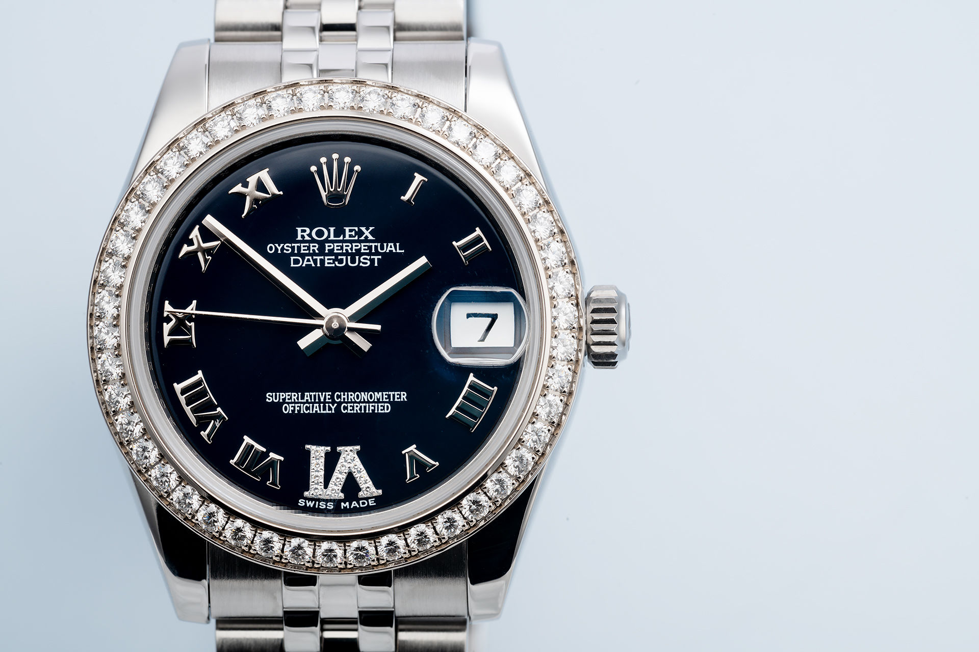 ref 178384 | Diamond Bezel 'Full Set' | Rolex Datejust 31