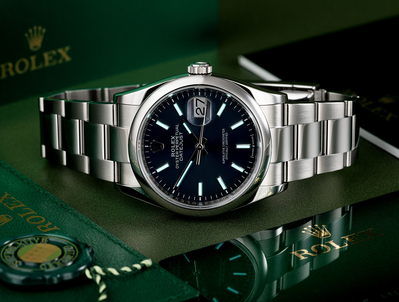 ref 126200 | 126200 - Box & Certificate | Rolex Datejust 36