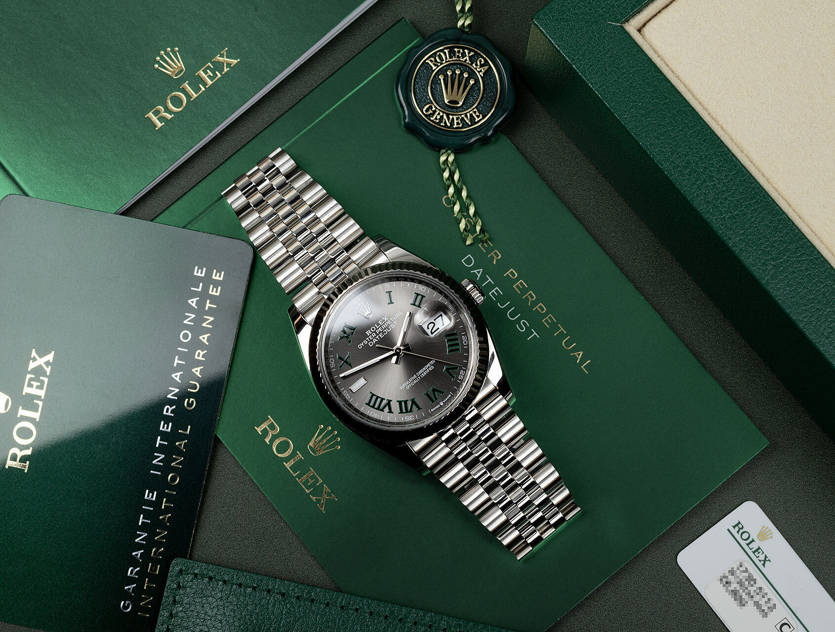 ref 126234 | 126234 - Box & Certificate | Rolex Datejust 36