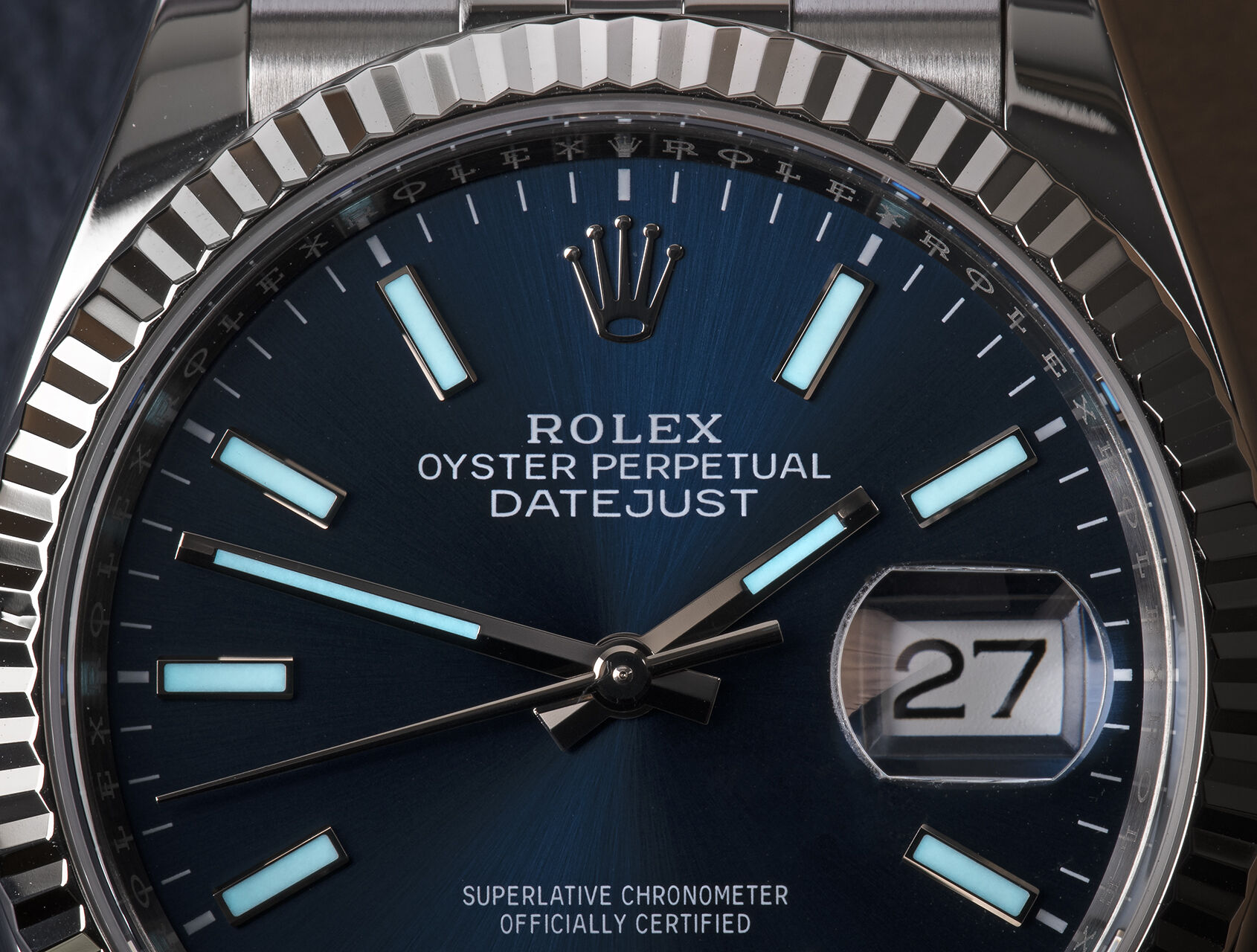 ref 126234 | 126234 - Bright Blue | Rolex Datejust 36