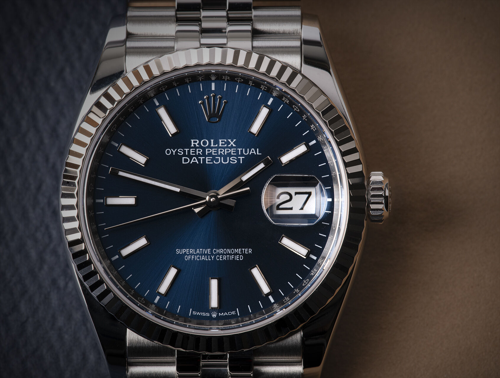 ref 126234 | 126234 - Bright Blue | Rolex Datejust 36
