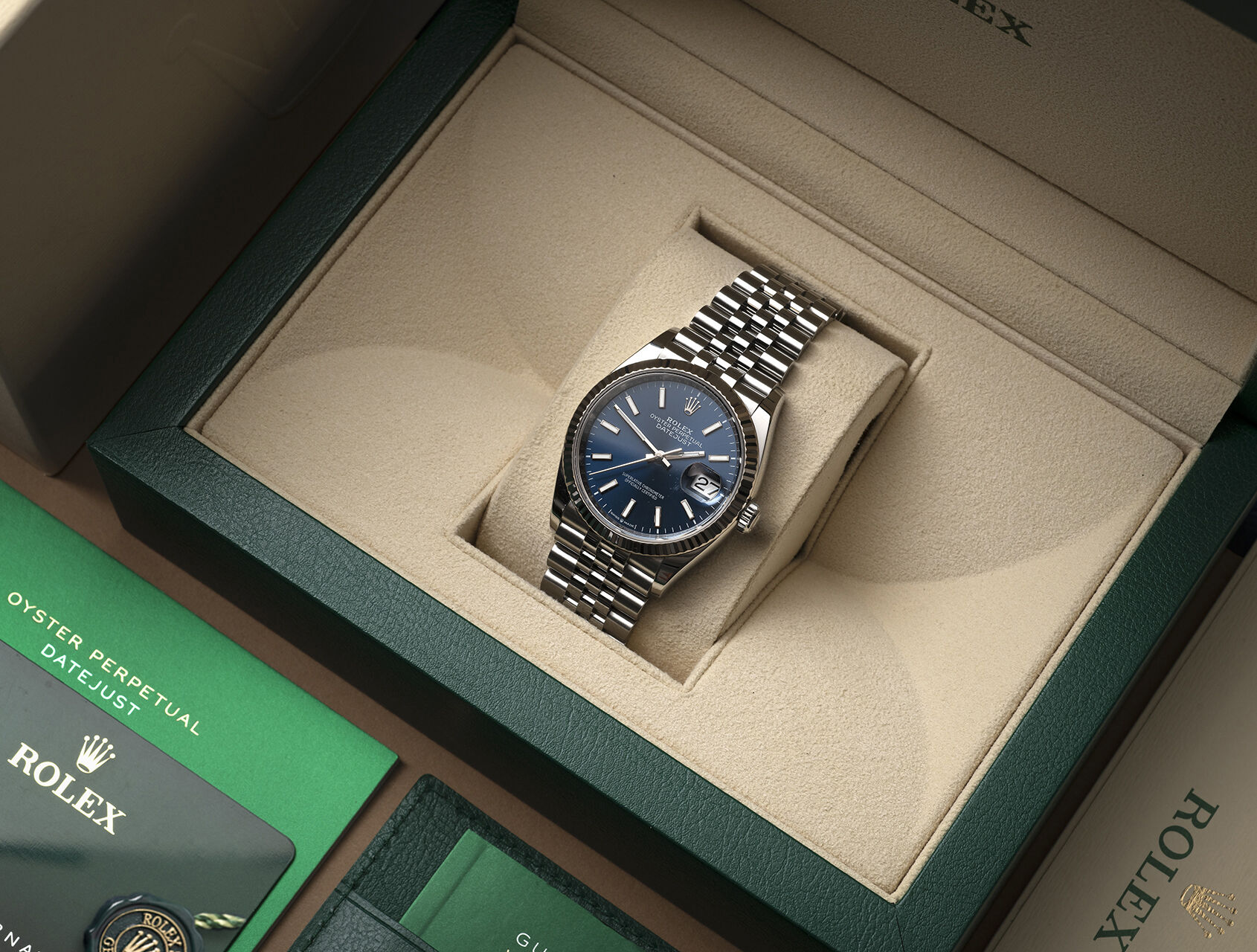 ref 126234 | 126234 - Bright Blue | Rolex Datejust 36