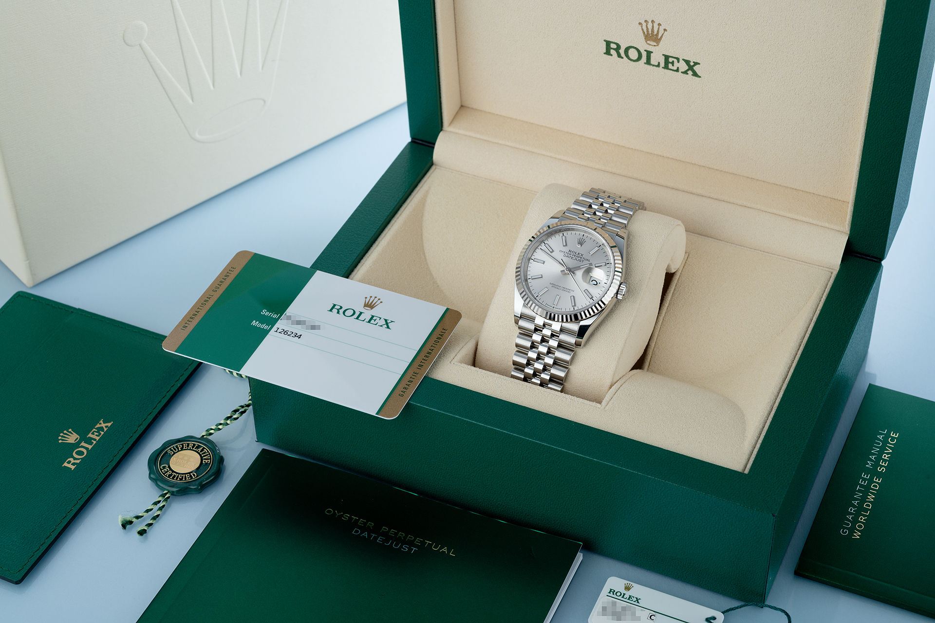 ref 126234 | Latest Calibre 'Complete Set' | Rolex Datejust 36