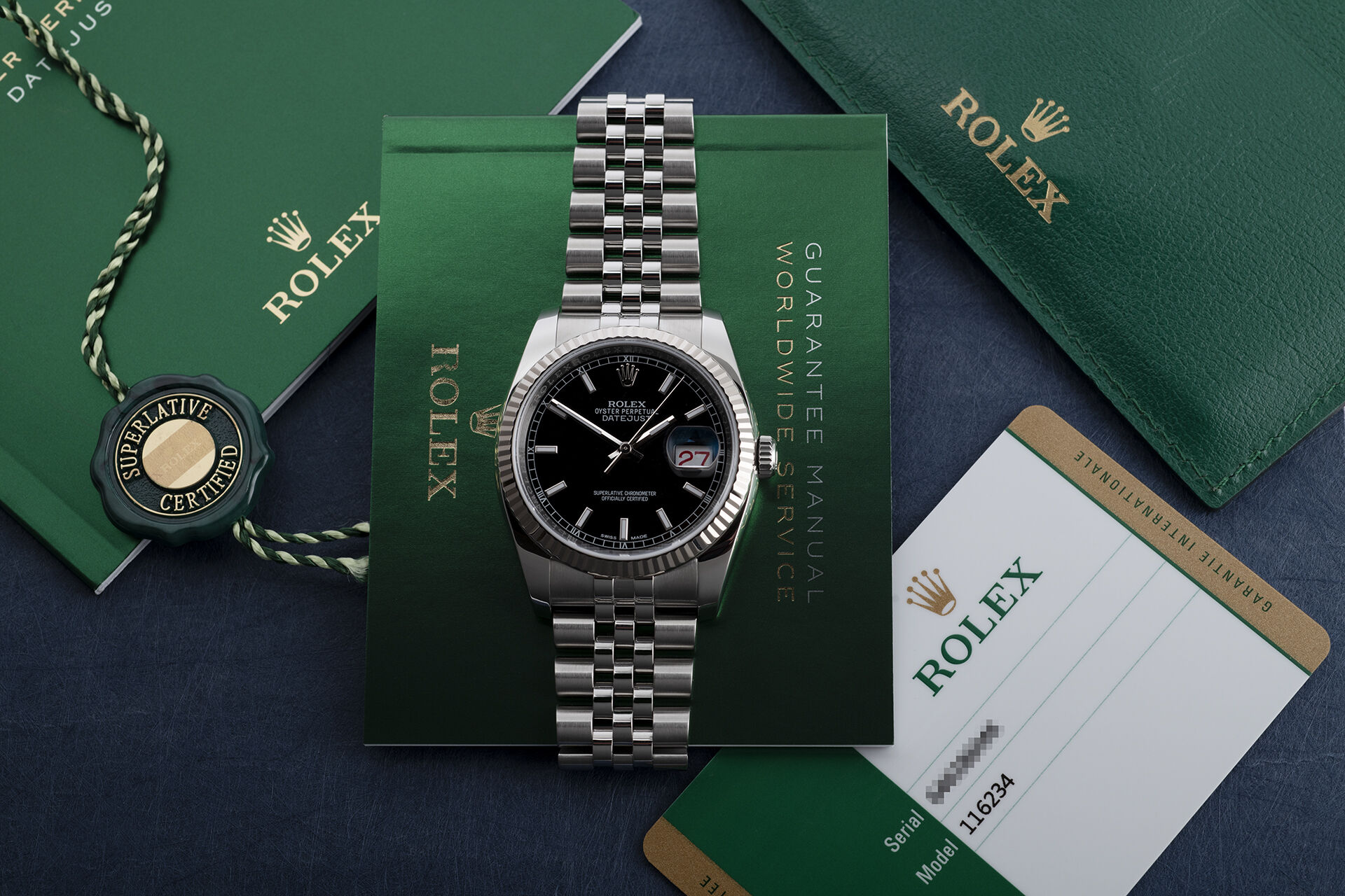 ref 116234 | Rolex Warranty to 2023 | Rolex Datejust 36