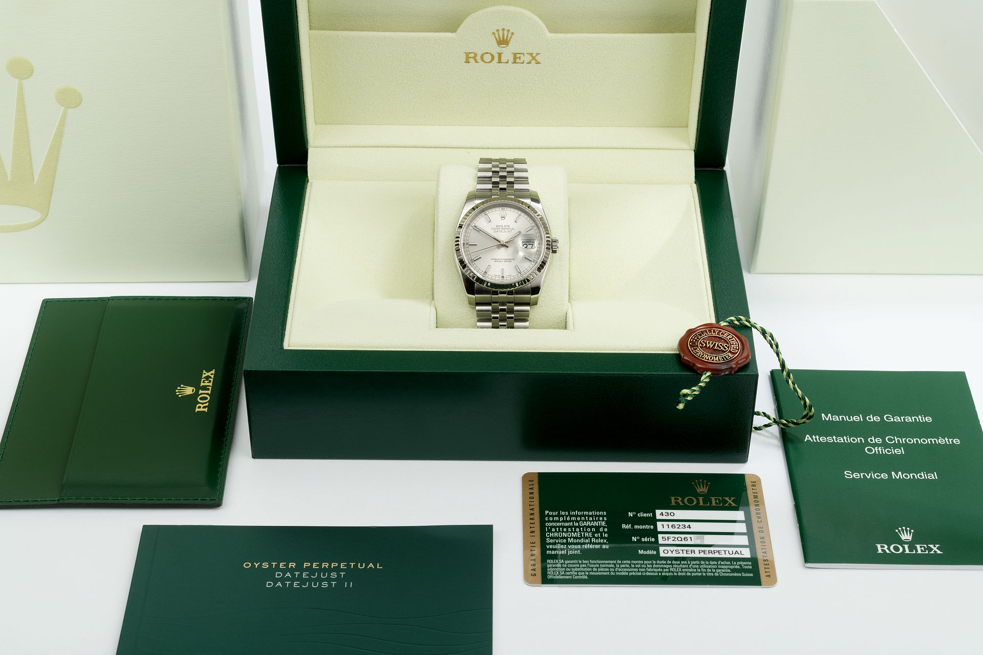 ref 116234 | 'Box & Certificate' | Rolex Datejust