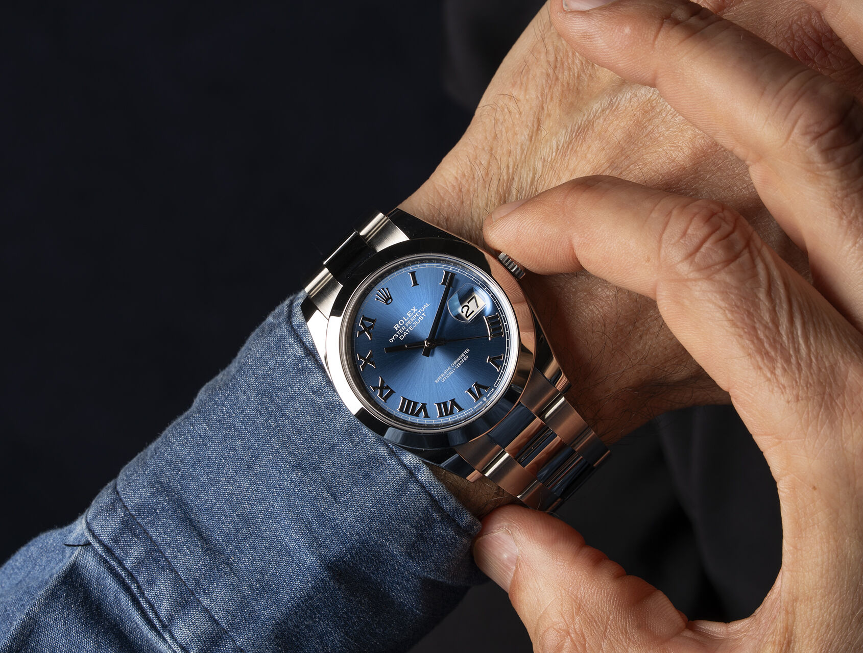 ref 126300 | 126300 - Azzurro | Rolex Datejust 41