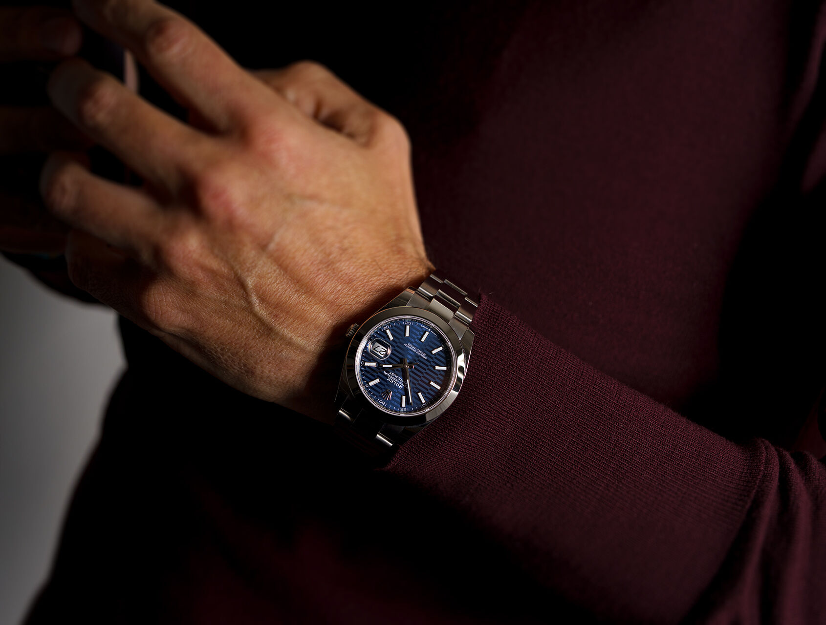 ref 126300 | 126300 - Blue Motif  | Rolex Datejust 41