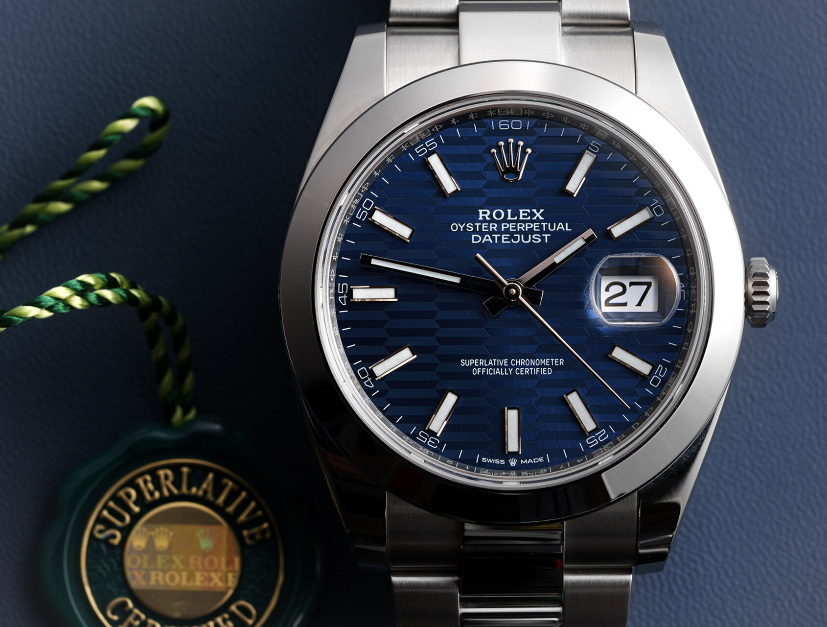 ref 126300 | 126300 - Blue Motif  | Rolex Datejust 41